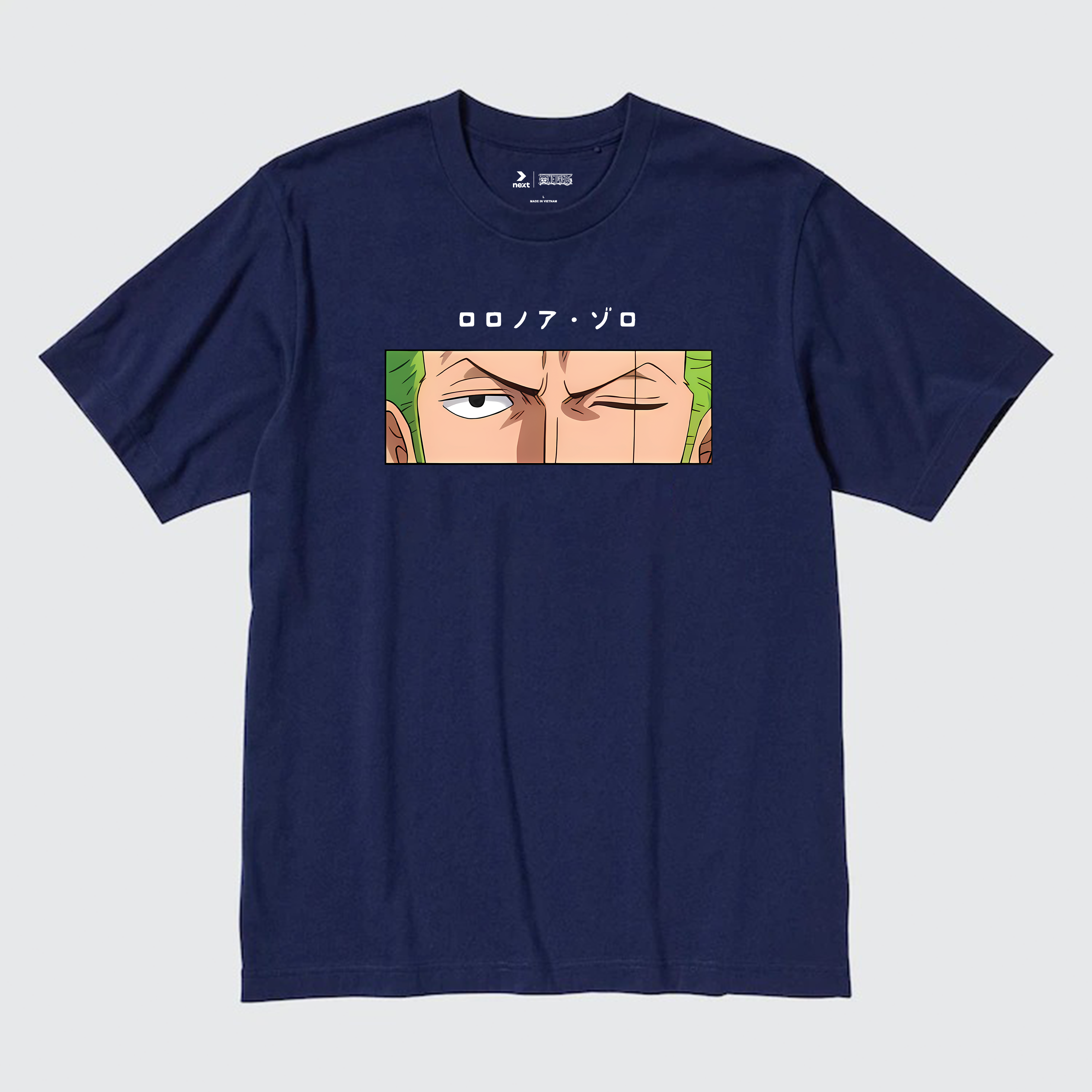 ONE PIECE PIRATE ZORO T-SHIRT / NAVY