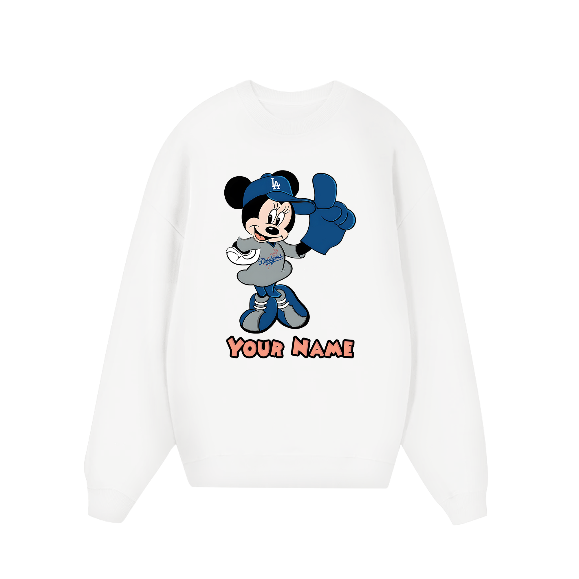 Custom Couple MLB x Mickey Sweater