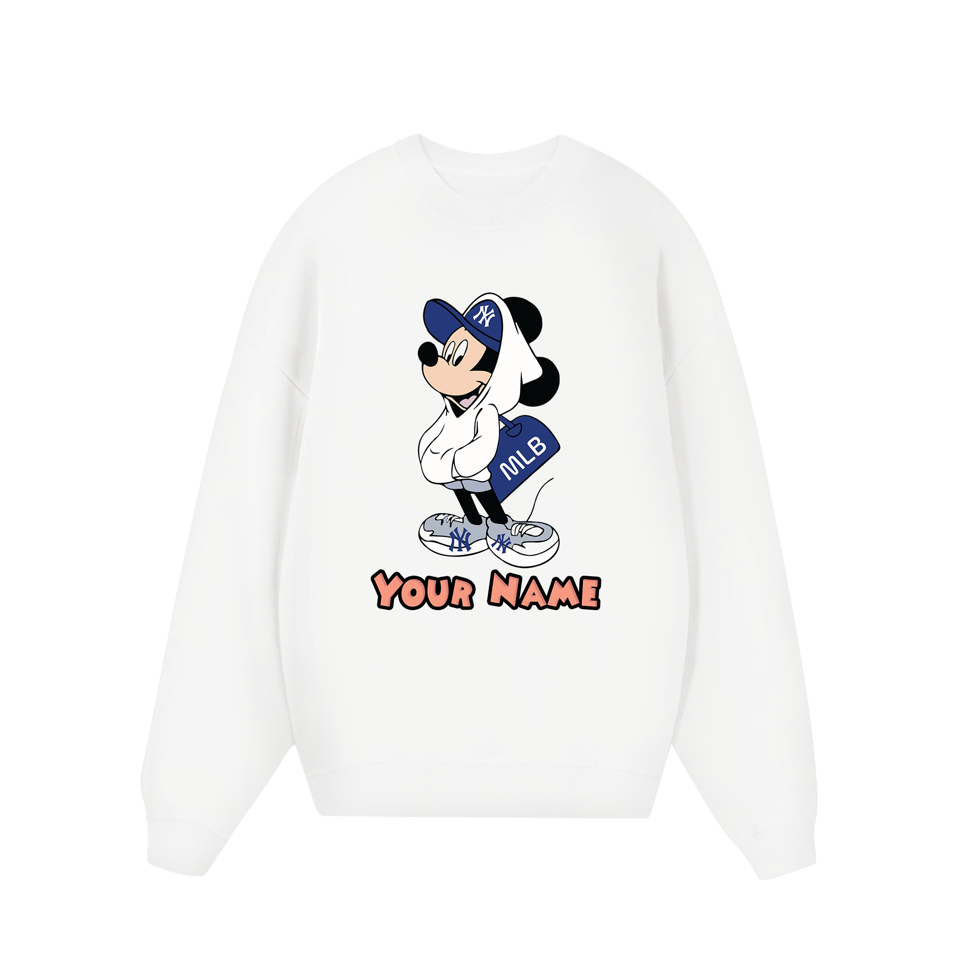 Custom Couple MLB x Mickey Sweater