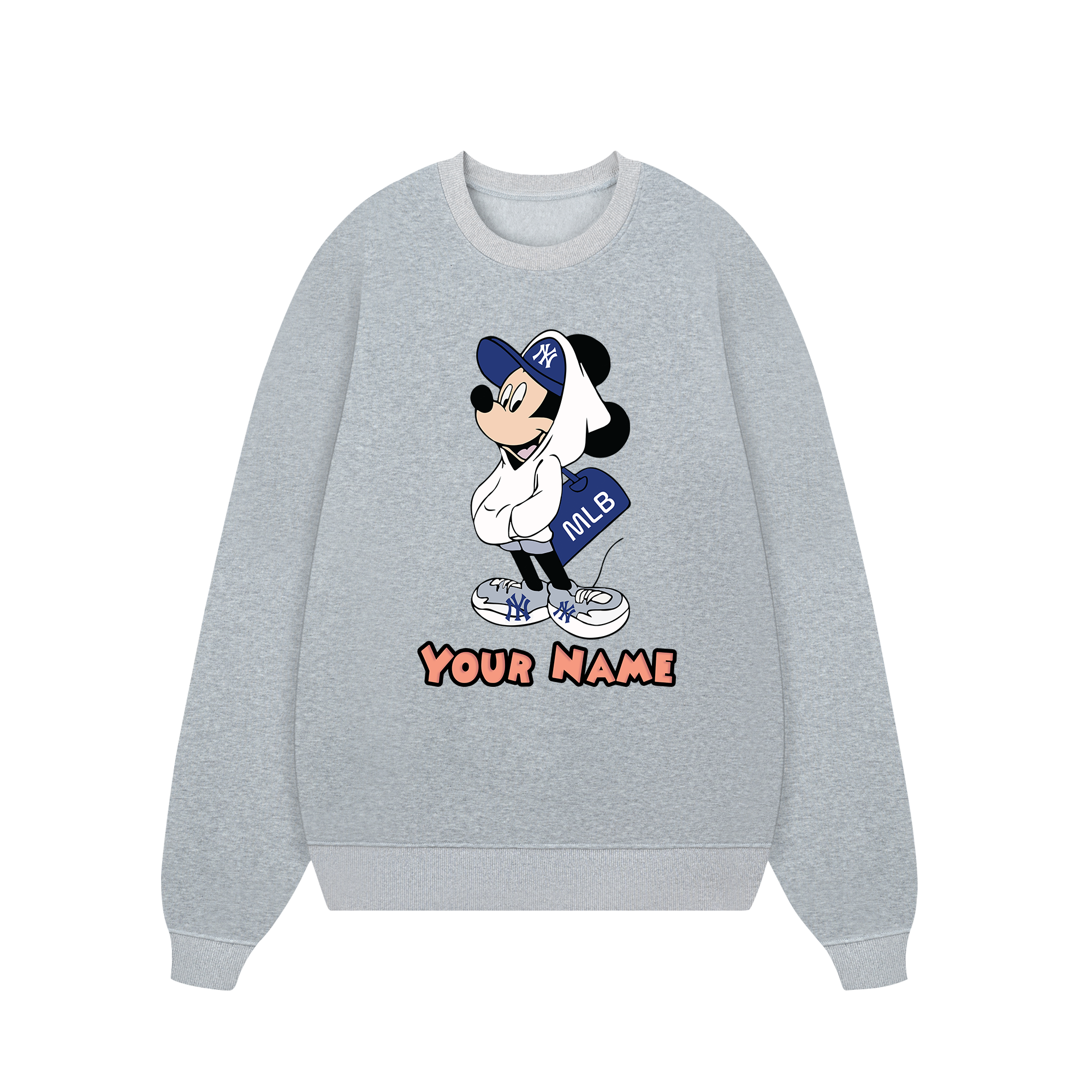 Custom Couple MLB x Mickey Sweater