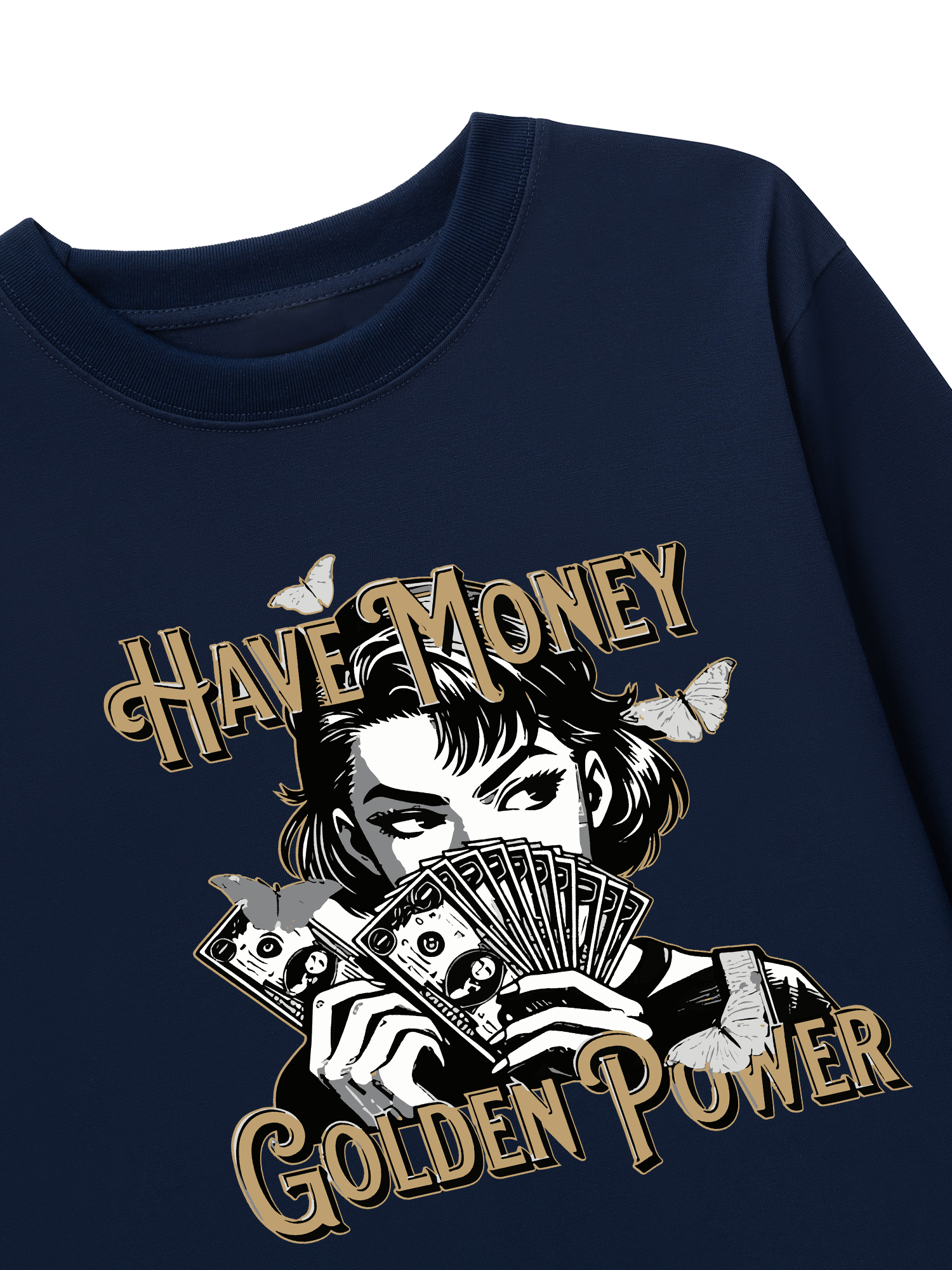 Áo Thun Dài Tay Money Golden Power