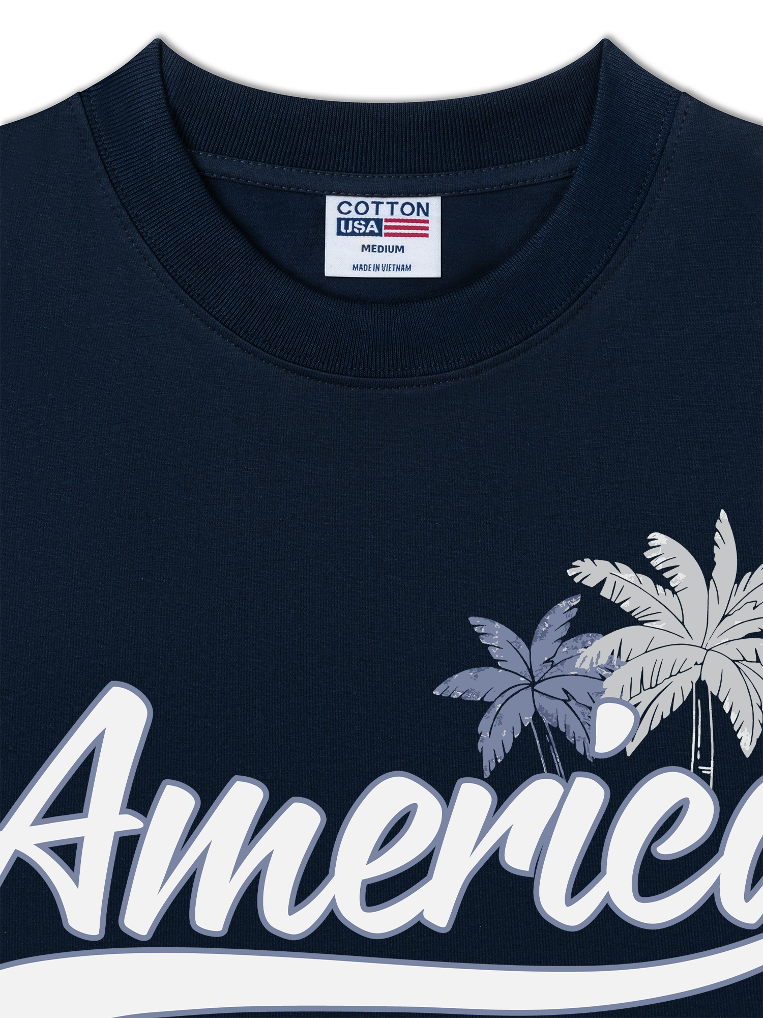 Áo Thun Relaxed Fit Baseball America Summer Time