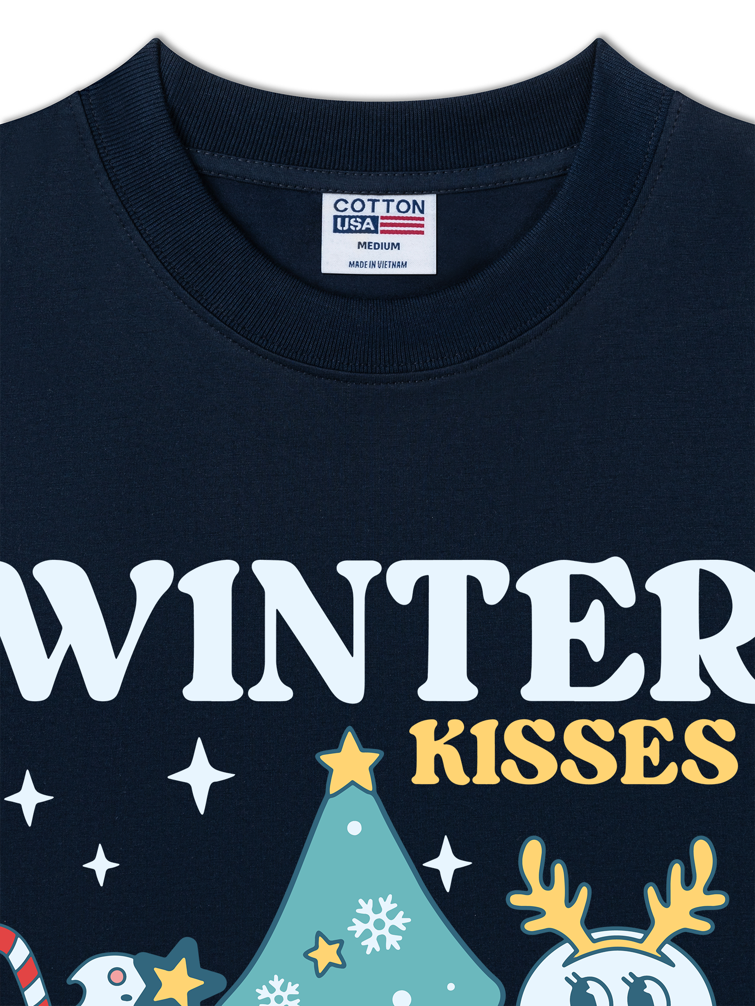 Áo Thun Relaxed Fit Winter Kisses