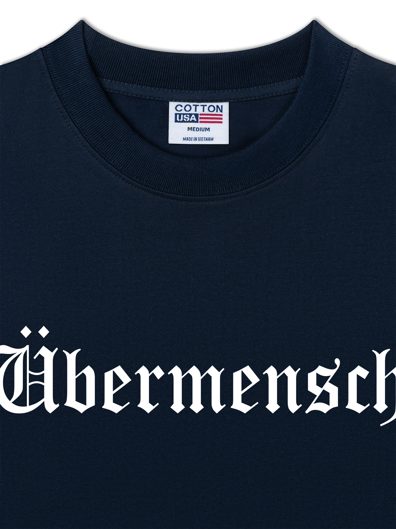 Áo Thun Relaxed Fit Idols Ubermensch Black And White