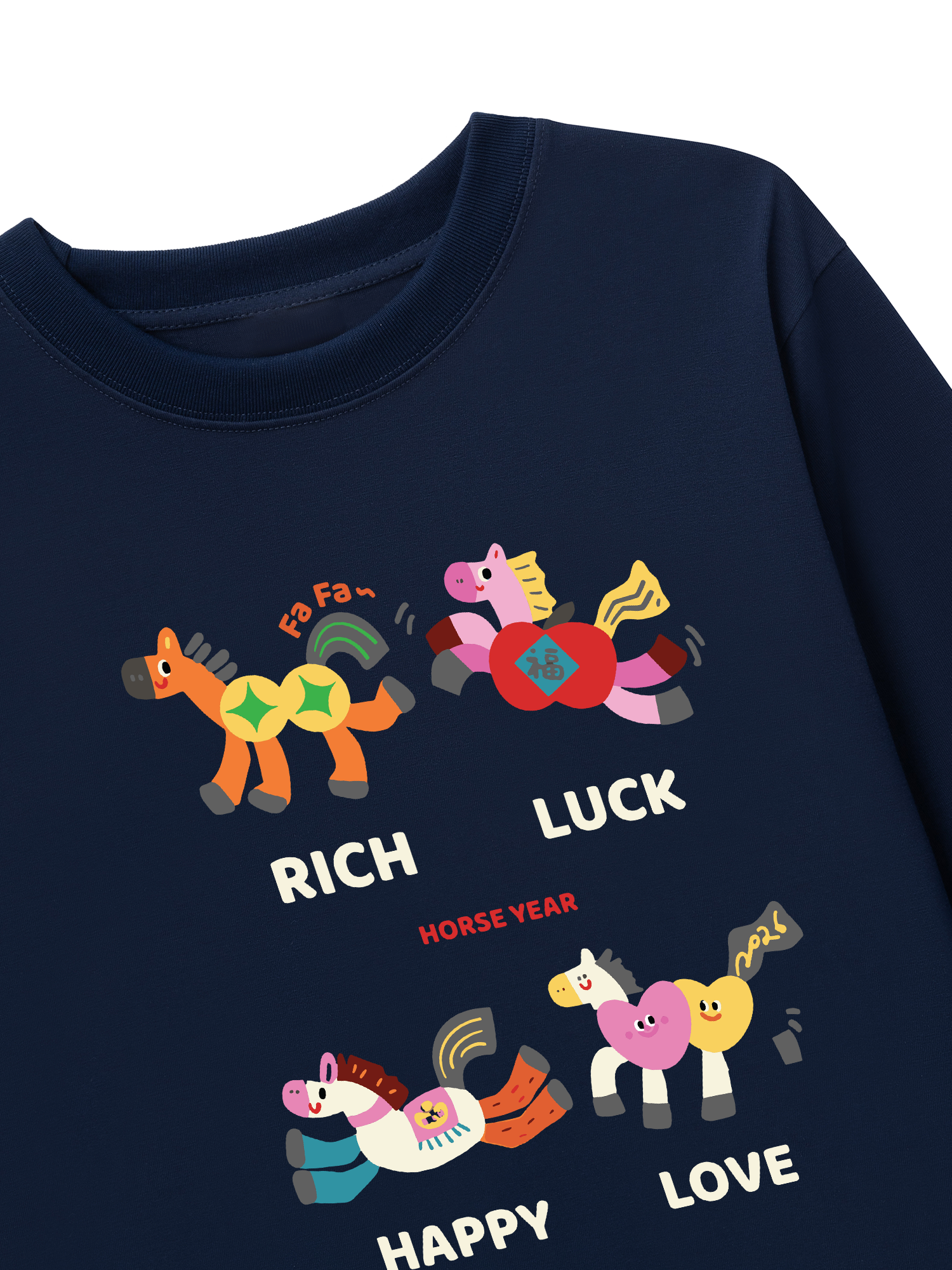 Áo Thun Dài Tay Horse Year