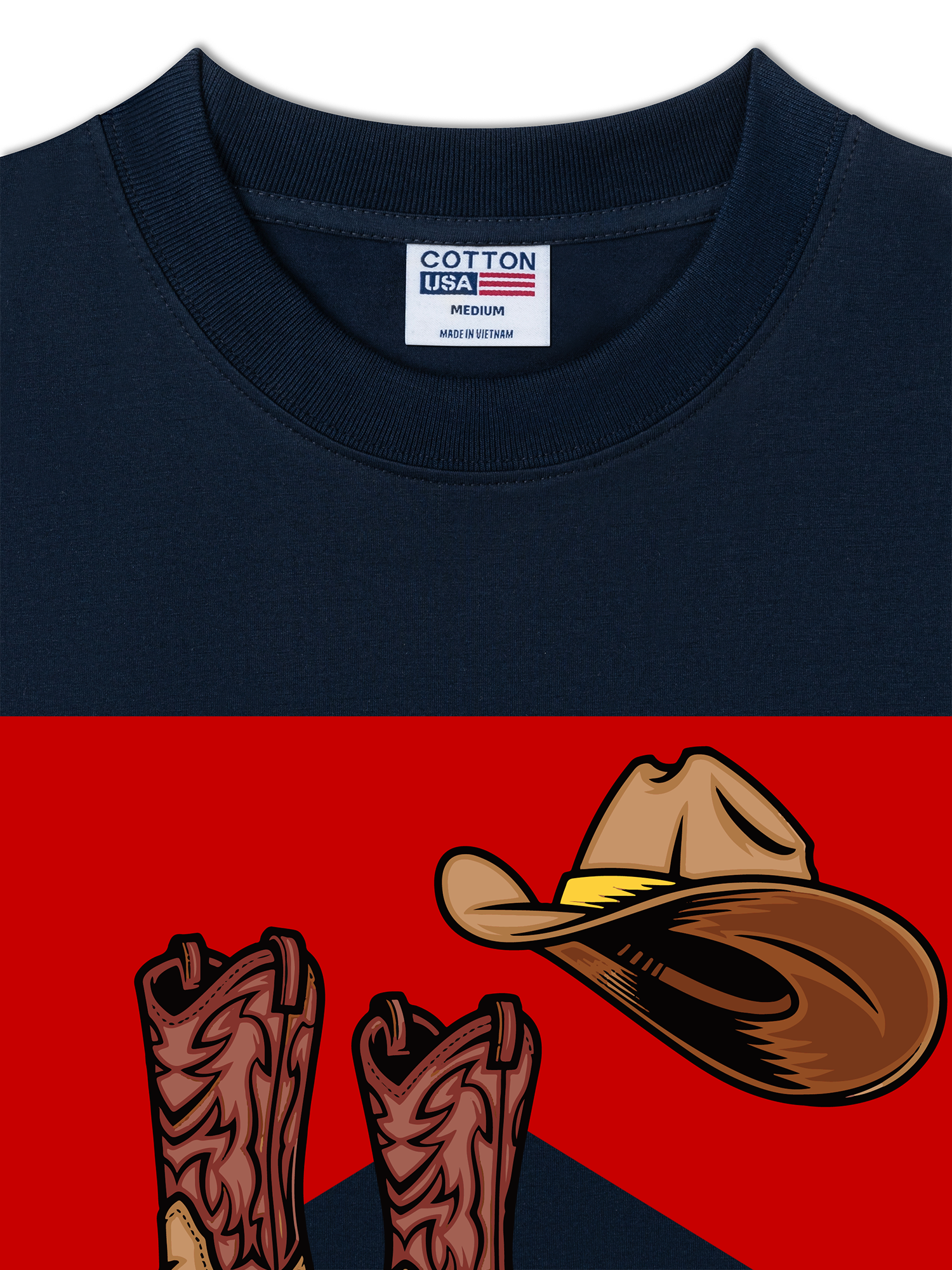 Áo Thun Relaxed Fit Marlboro Cowboy Hat n Boots