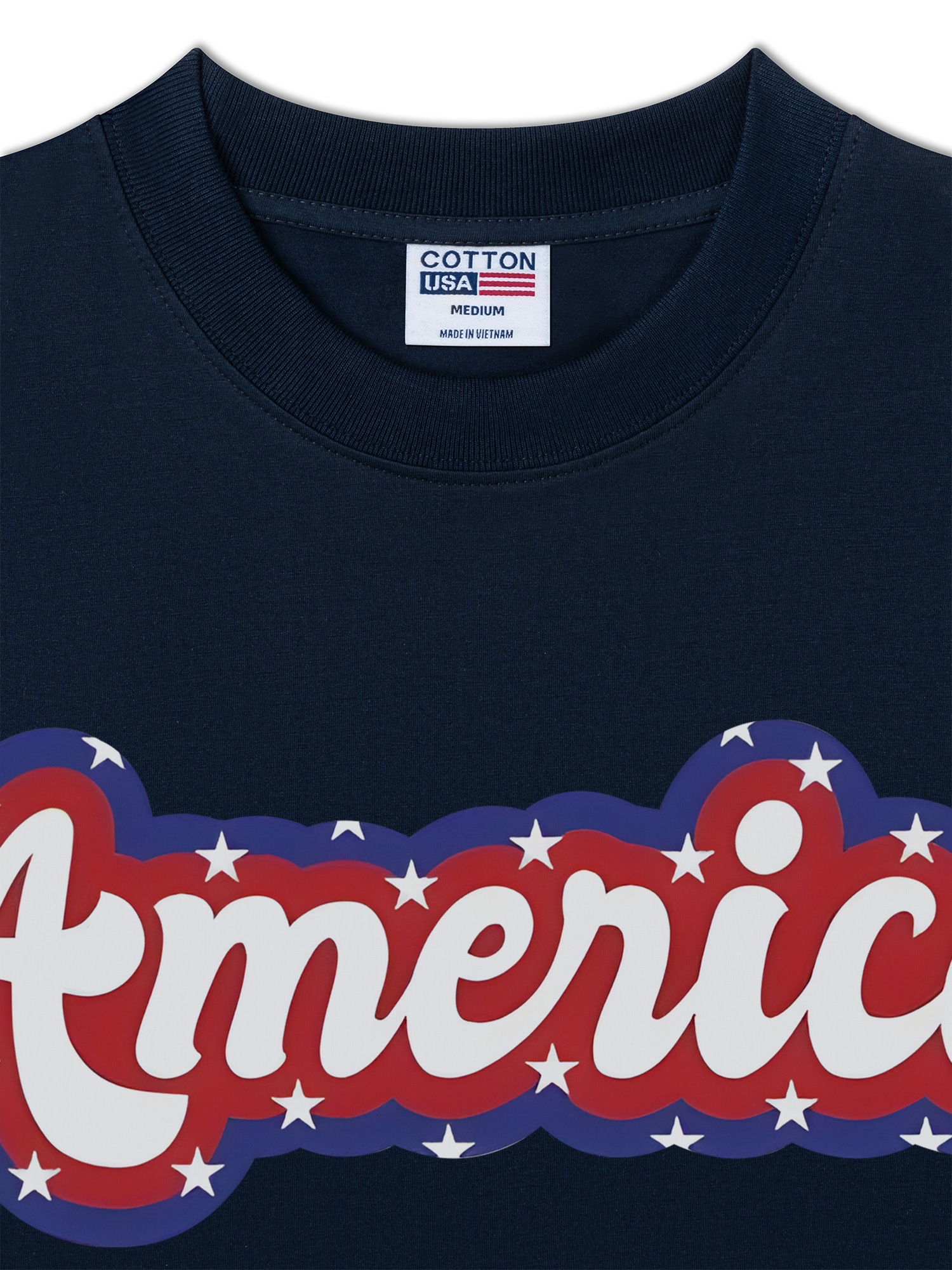 Áo Thun Relaxed USA Retro Flag America