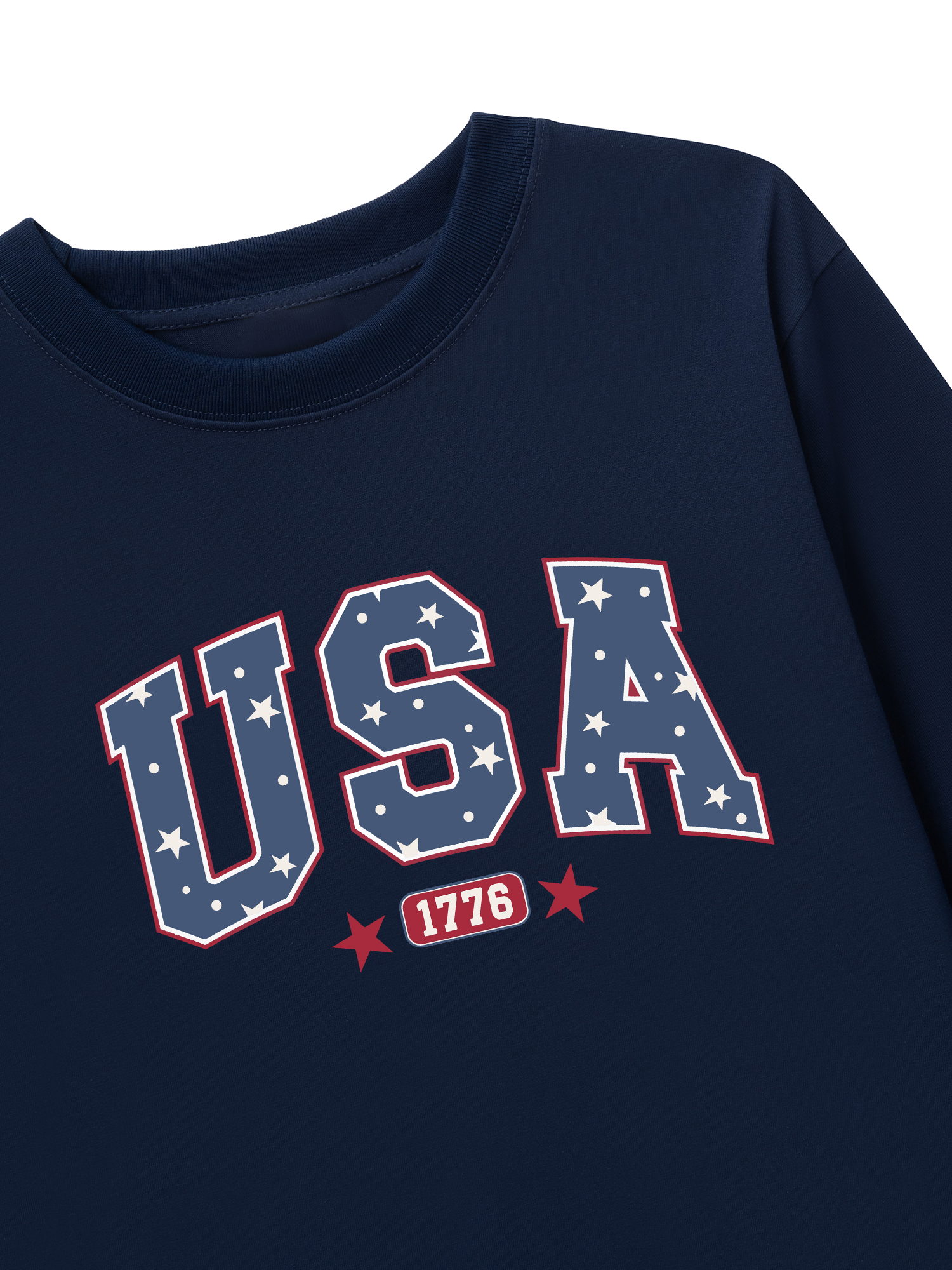 Áo Thun Dài Tay USA Retro Star