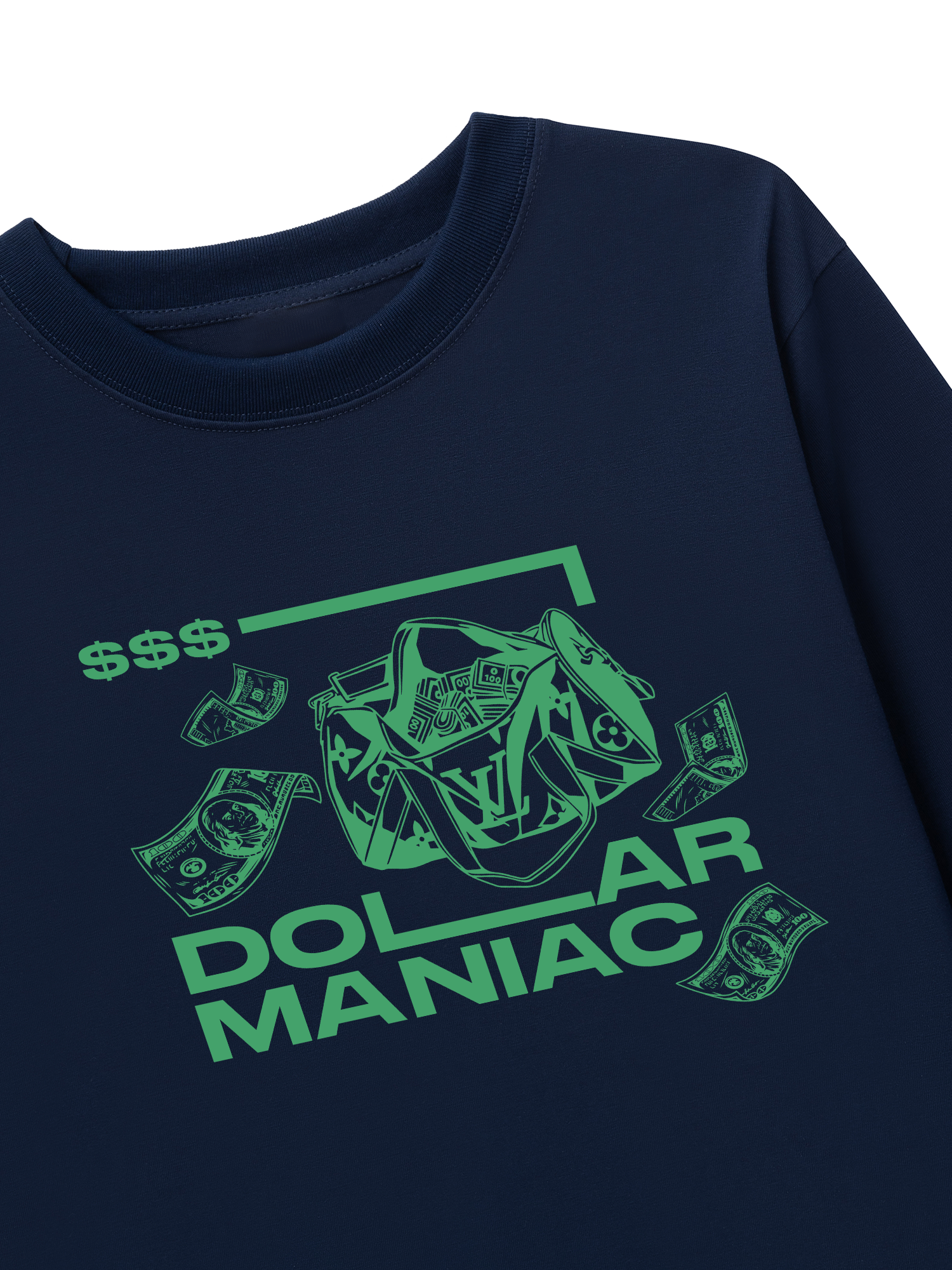 Áo Thun Dài Tay Money Dolar Maniac