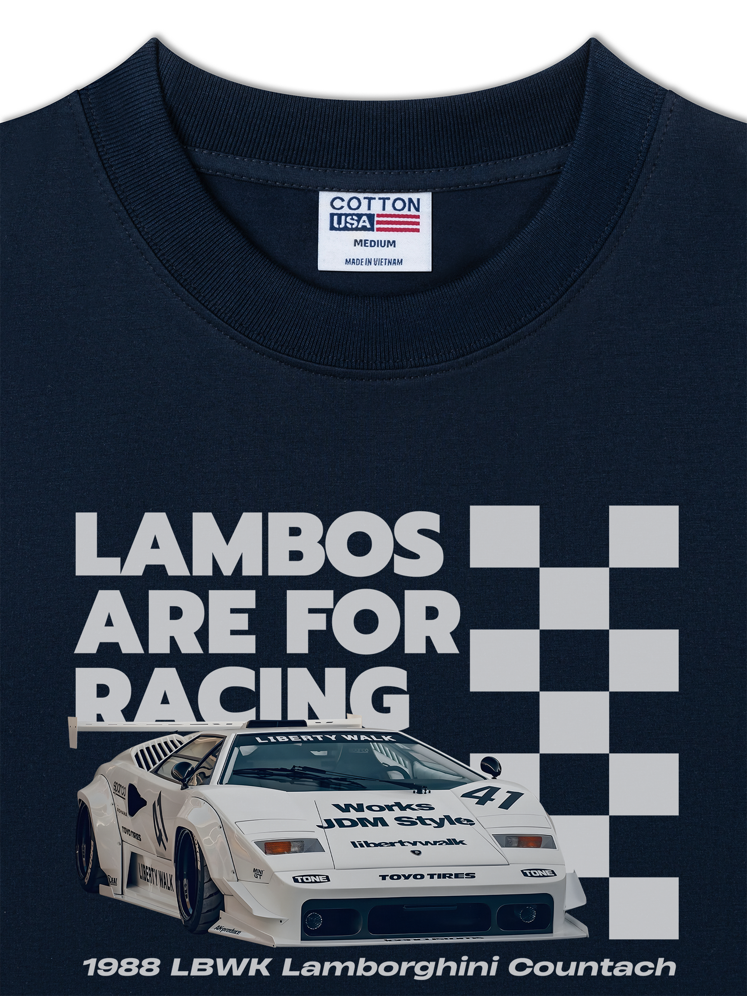 Áo Thun Relaxed Fit Lamborghini Are For Racing