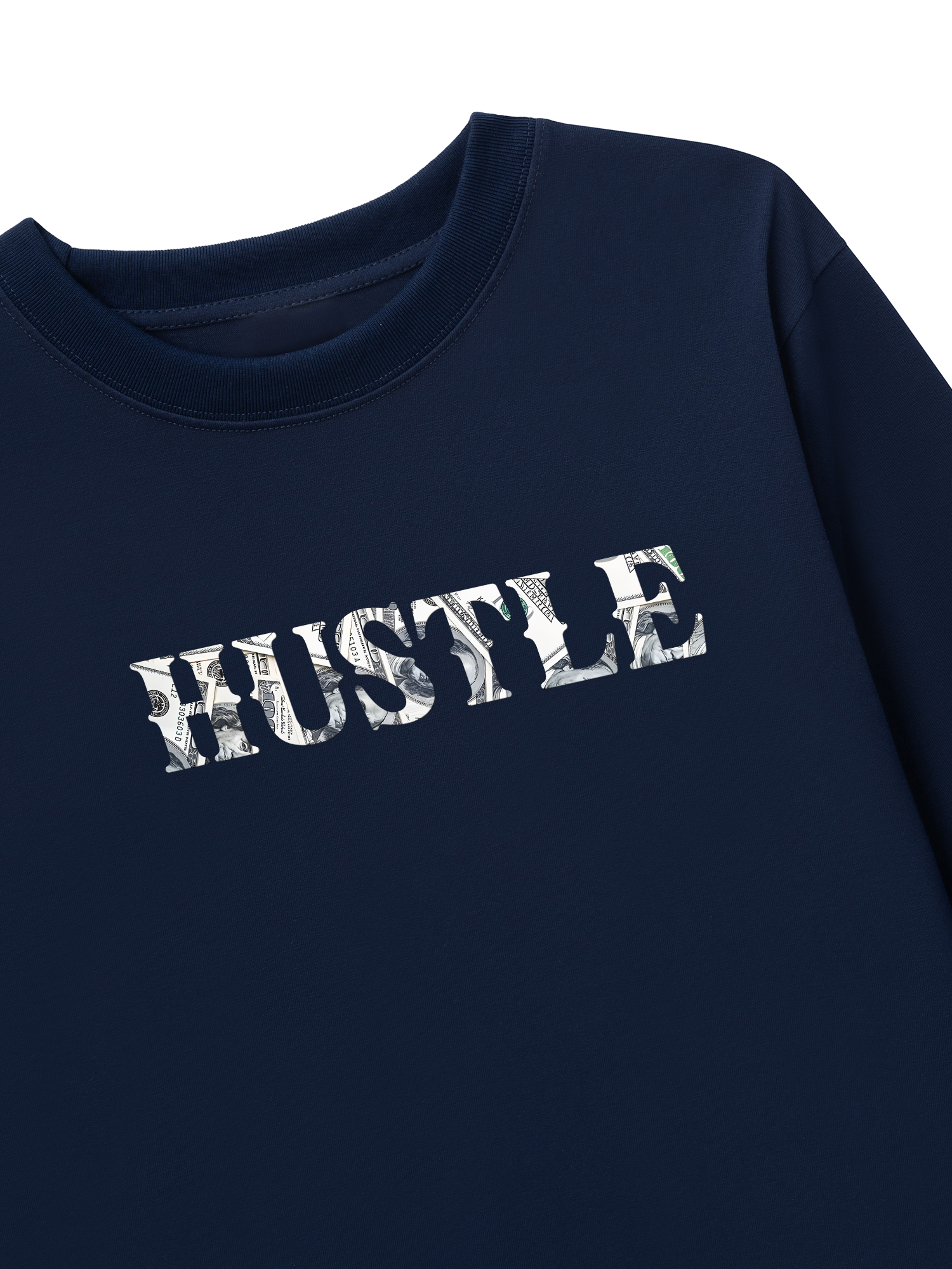 Áo Thun Dài Tay Money Background Hustle