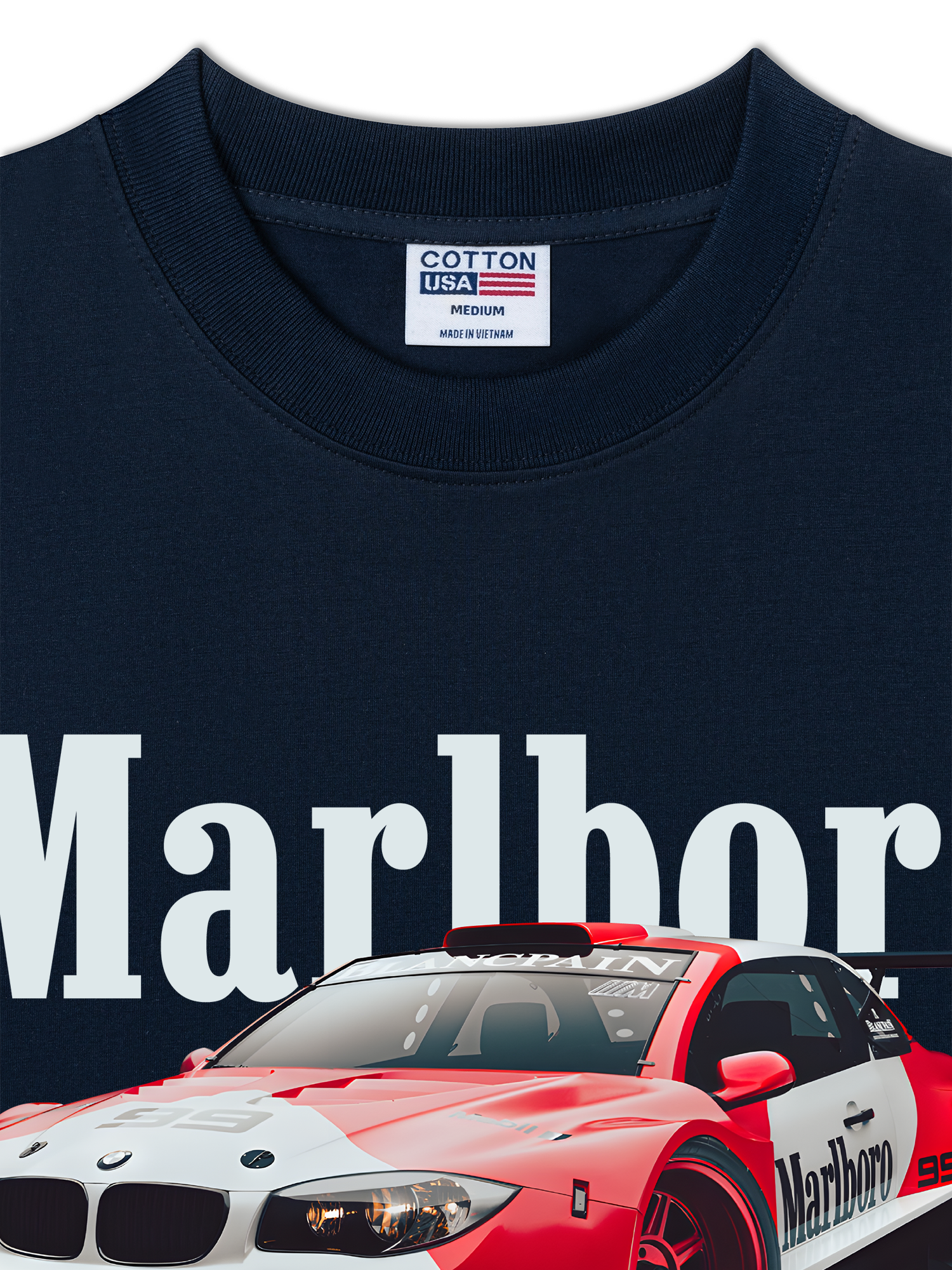 Áo Thun Relaxed Fit Marlboro BMW M1 Race Car