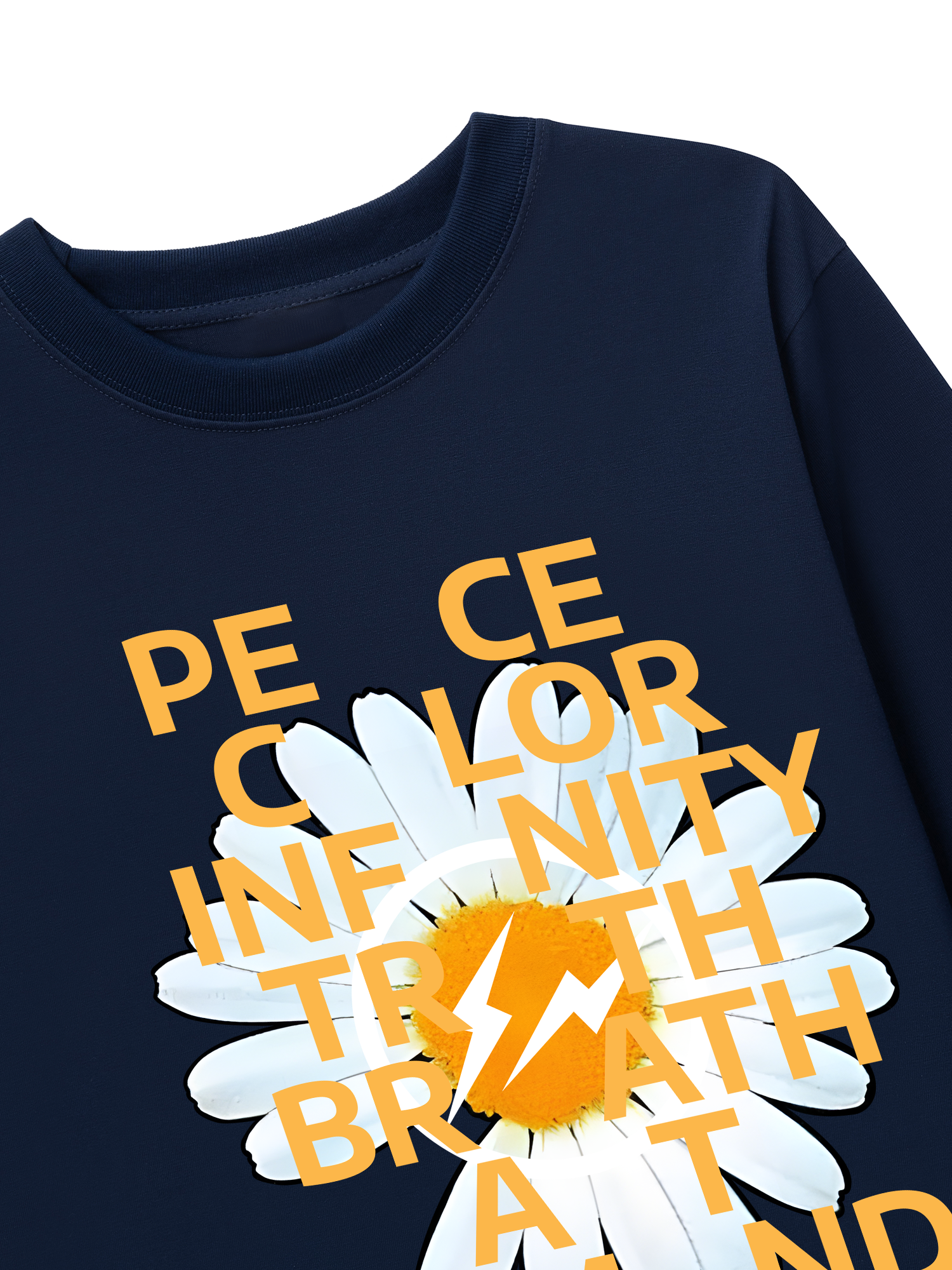 Áo Thun Dài Tay Floral Peace Color Love