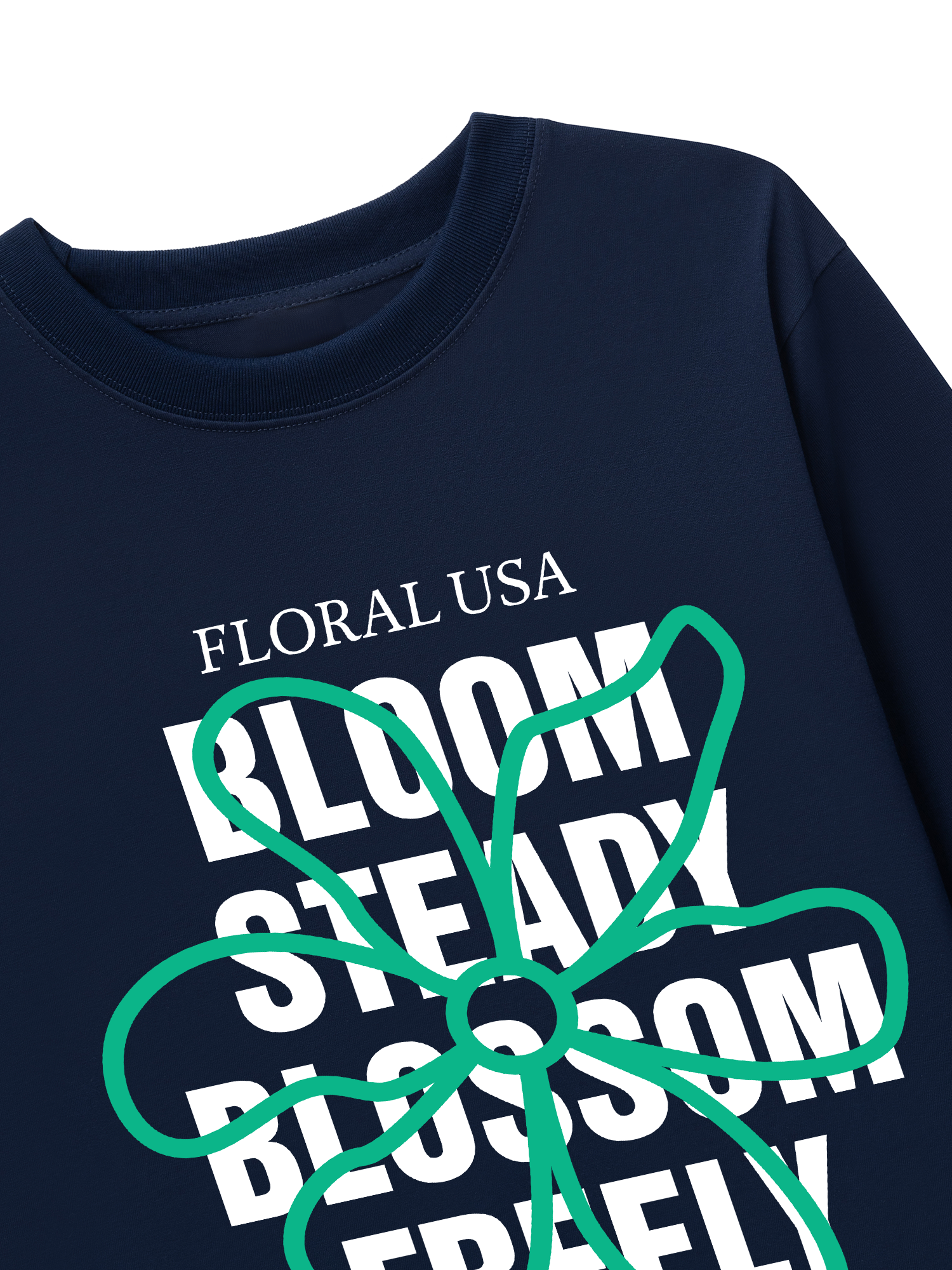 Áo Thun Dài Tay Floral Bloom Steady