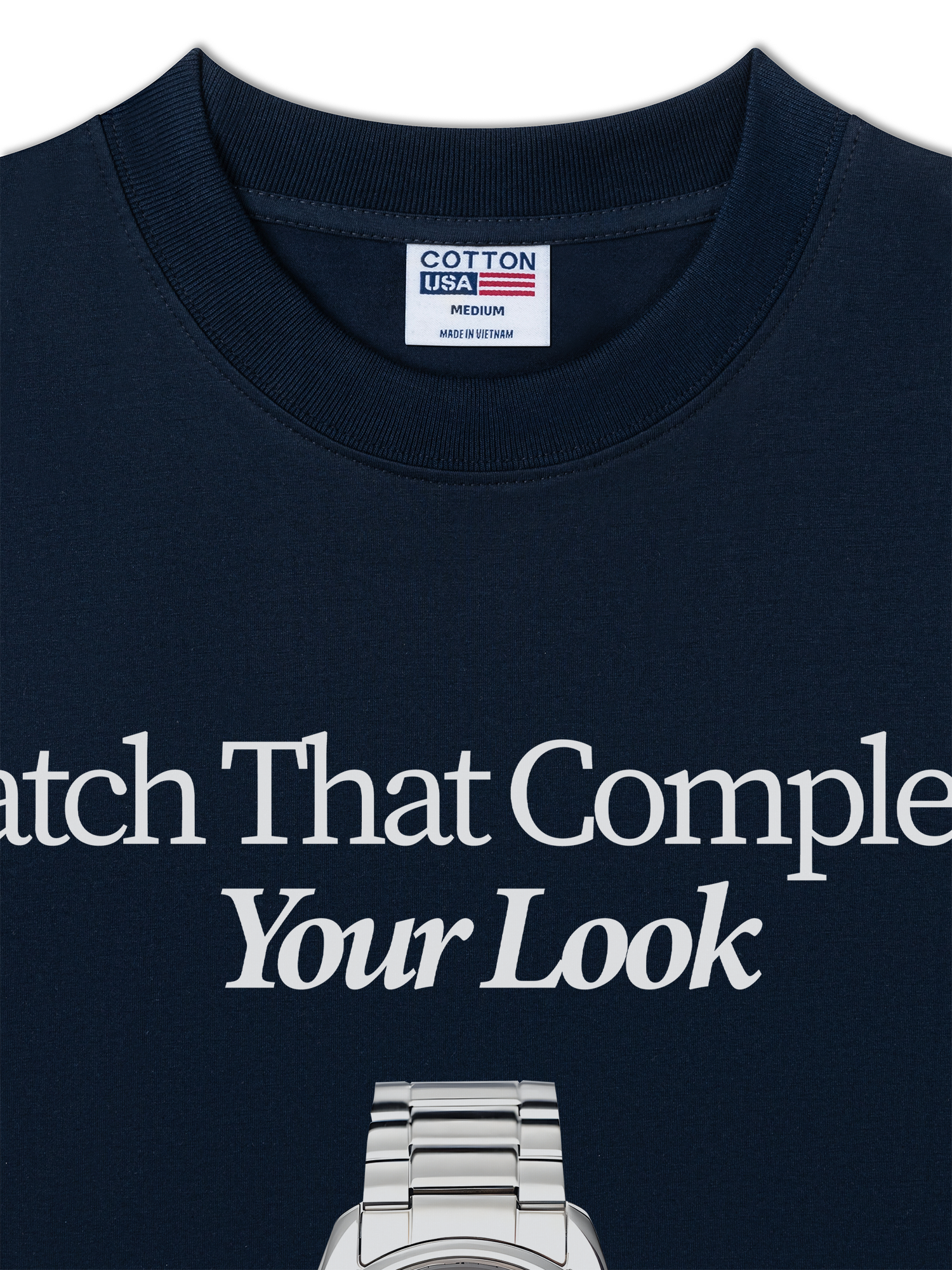 Áo Thun Relaxed Fit Watch That Completes