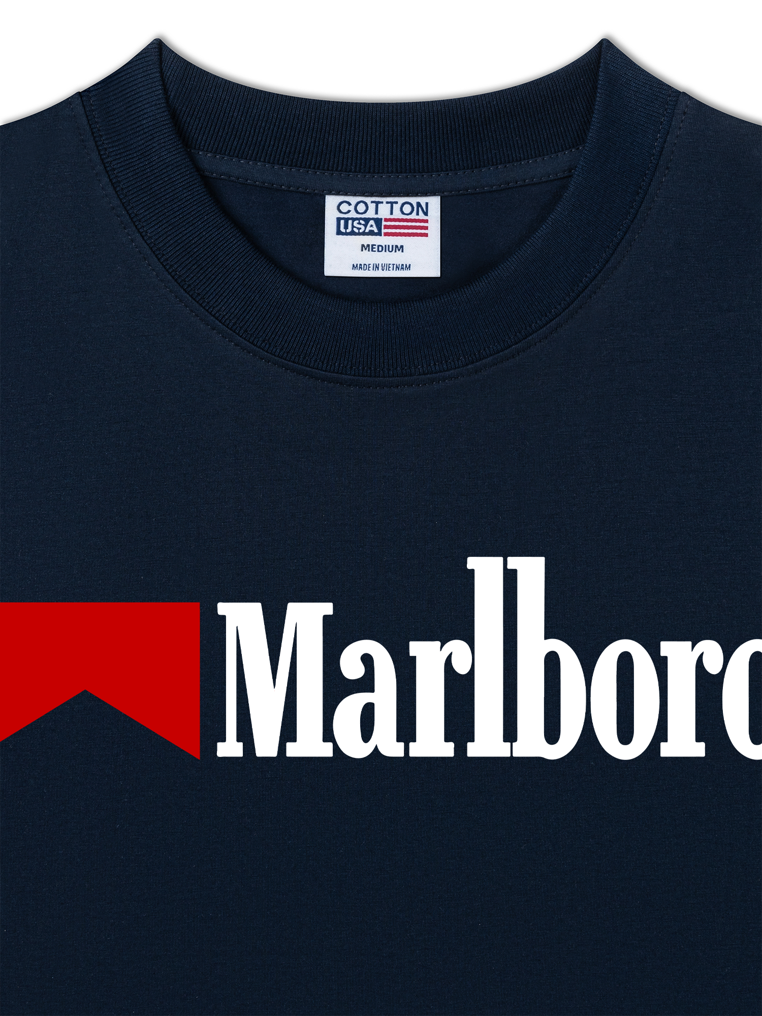 Áo Thun Relaxed Fit Marlboro Typo Logo