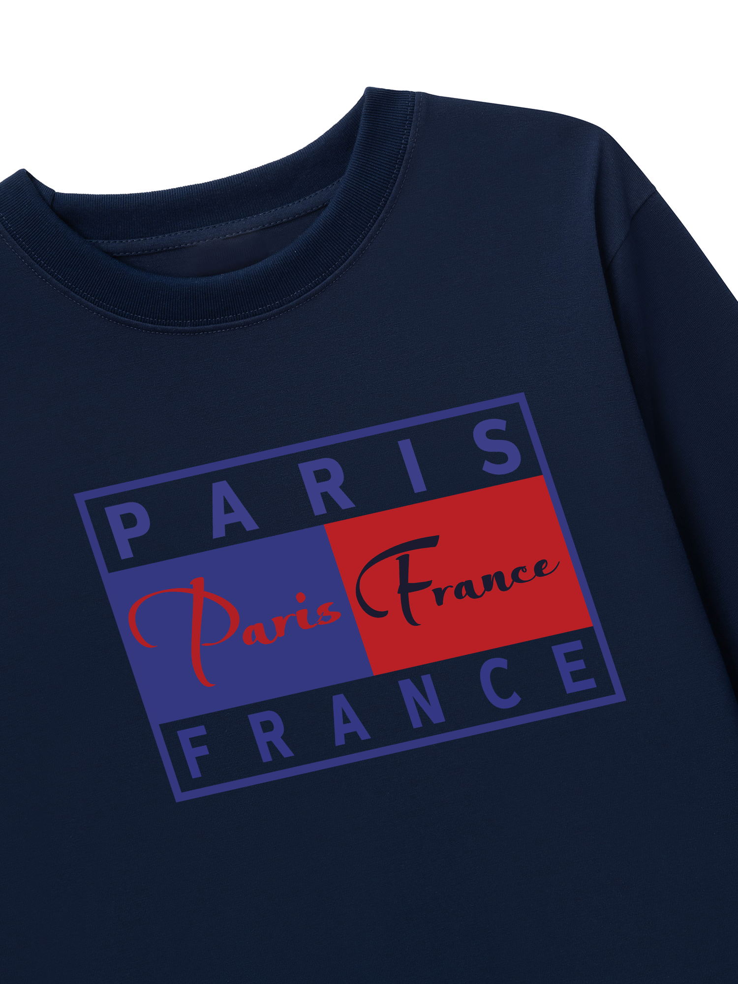Áo Thun Dài Tay Bassic Paris France