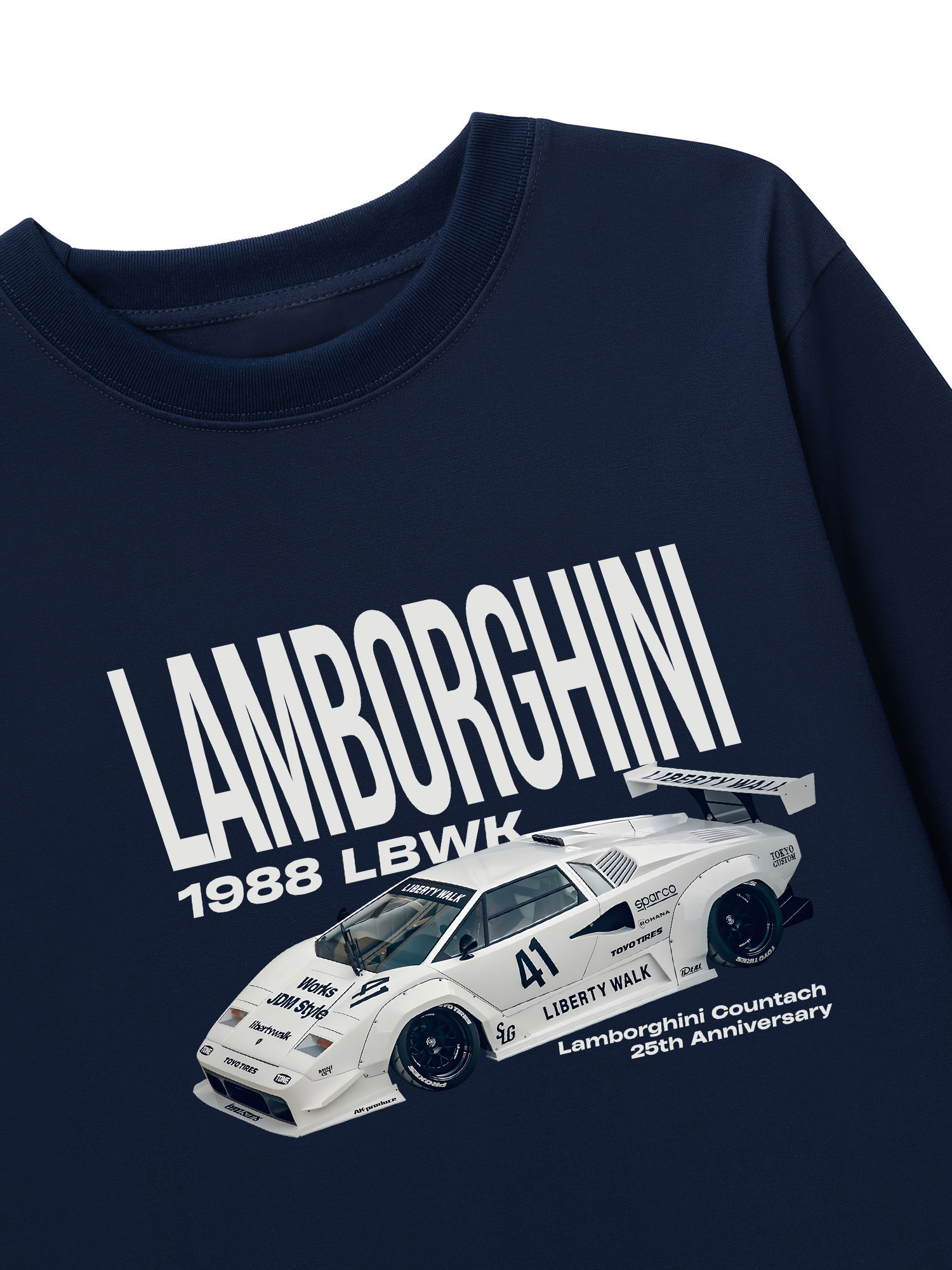 Áo Thun Dài Tay Lamborghini 25th Anniversary