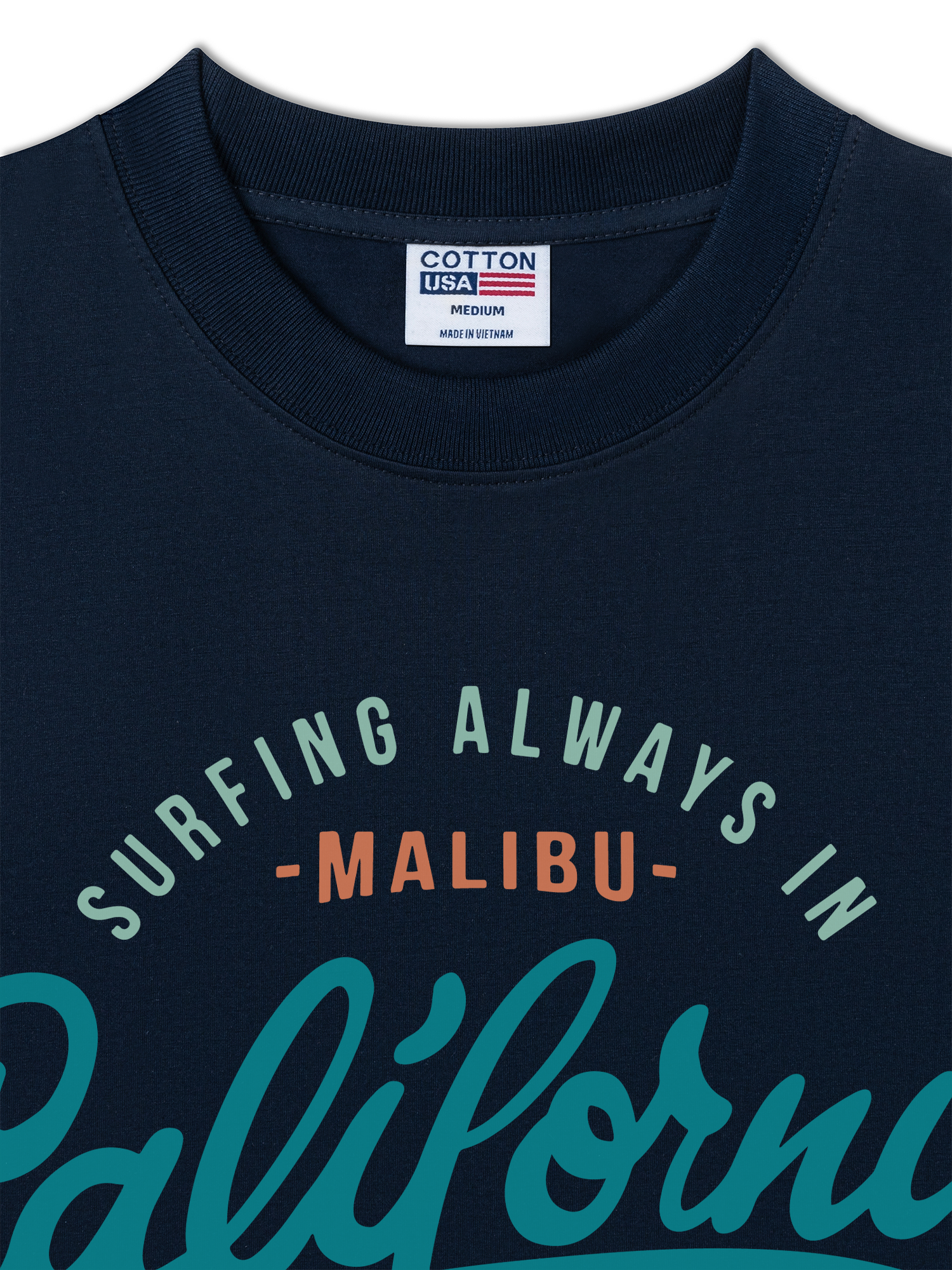 Áo Thun Relaxed Fit City Malibu West Coast