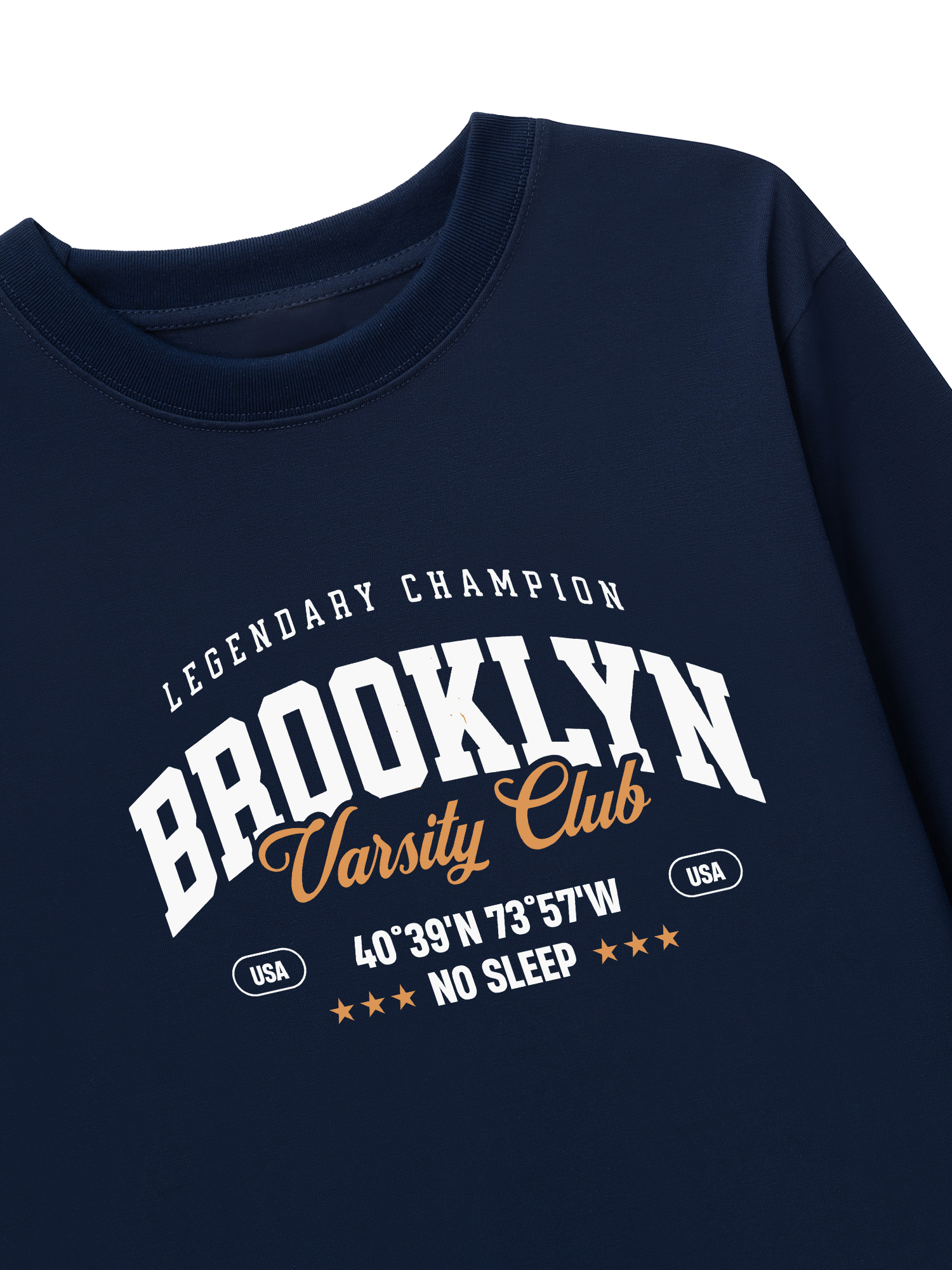 Áo Thun Dài Tay City Brooklyn Varsity Club