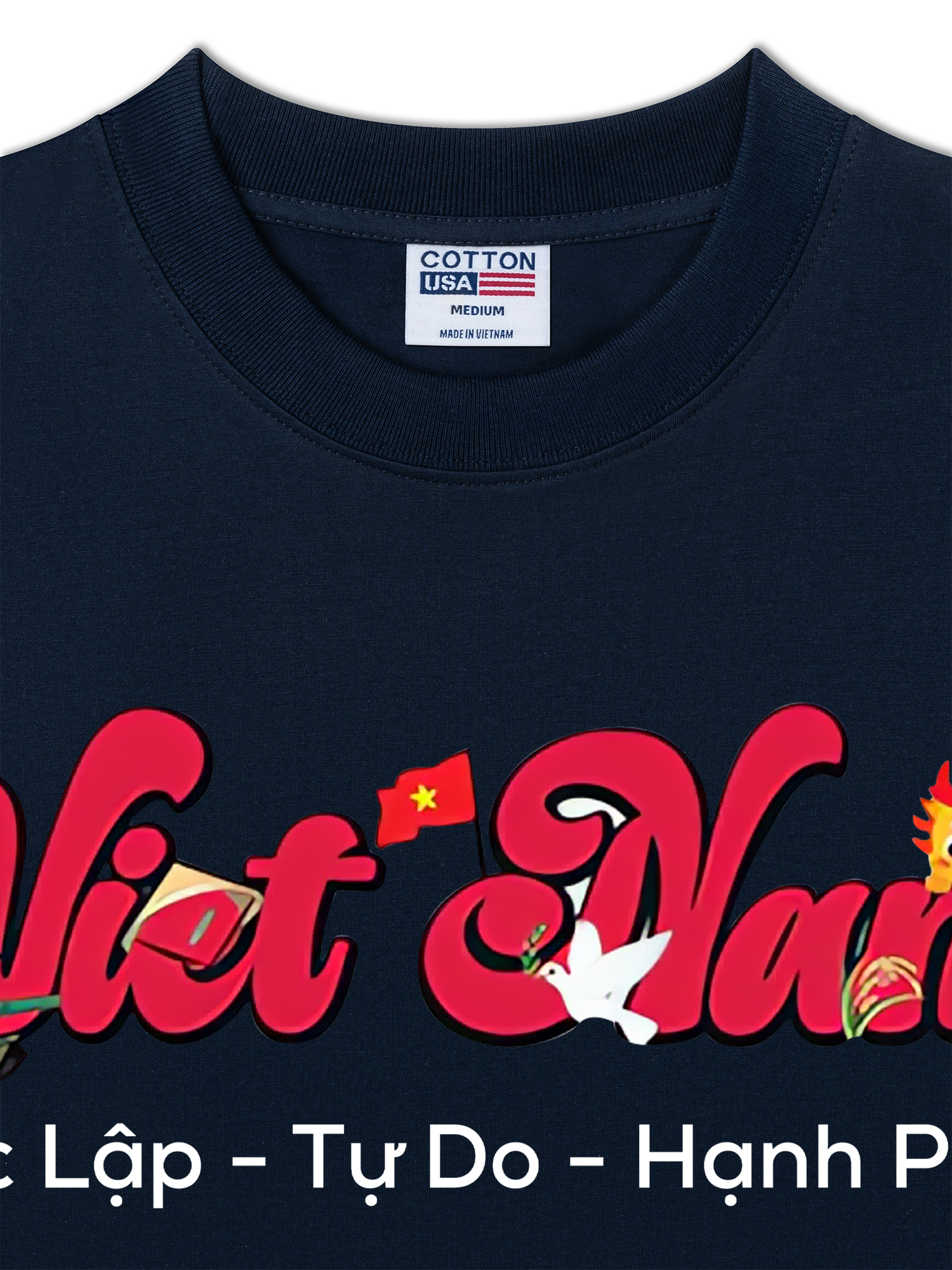 Áo Thun Relaxed Fit Việt Nam Tự Do