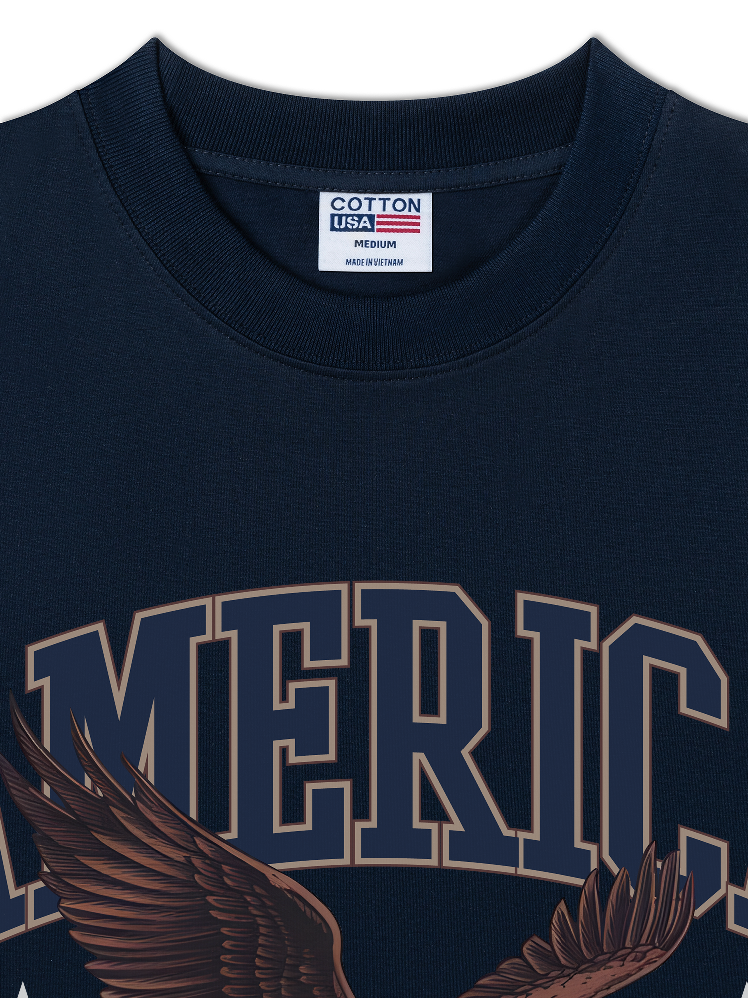 Áo Thun Relaxed Fit USA Home Of The Brave