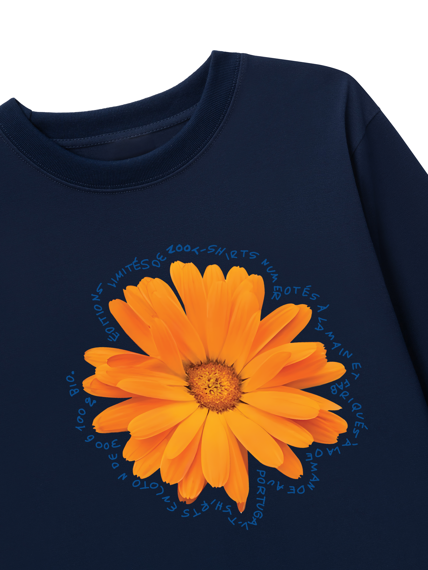 Áo Thun Dài Tay Floral Orange Flower