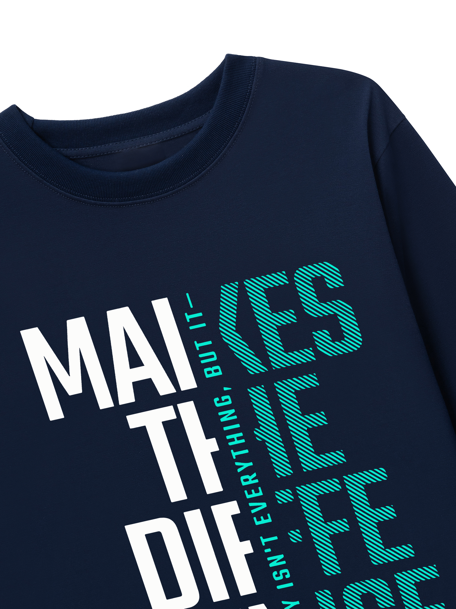 Áo Thun Dài Tay Money Motivational Modern Typographic