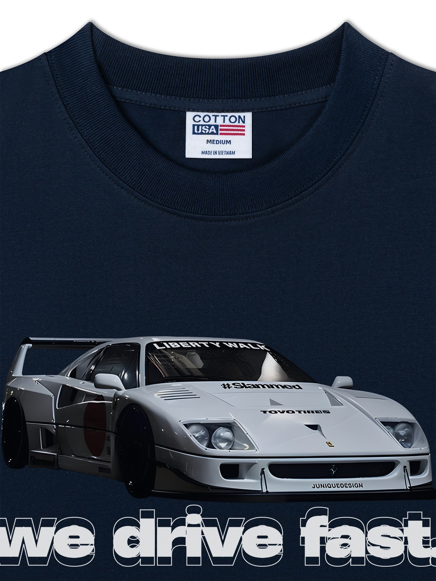 Áo Thun Relaxed Fit Ferrari We Drive Fast