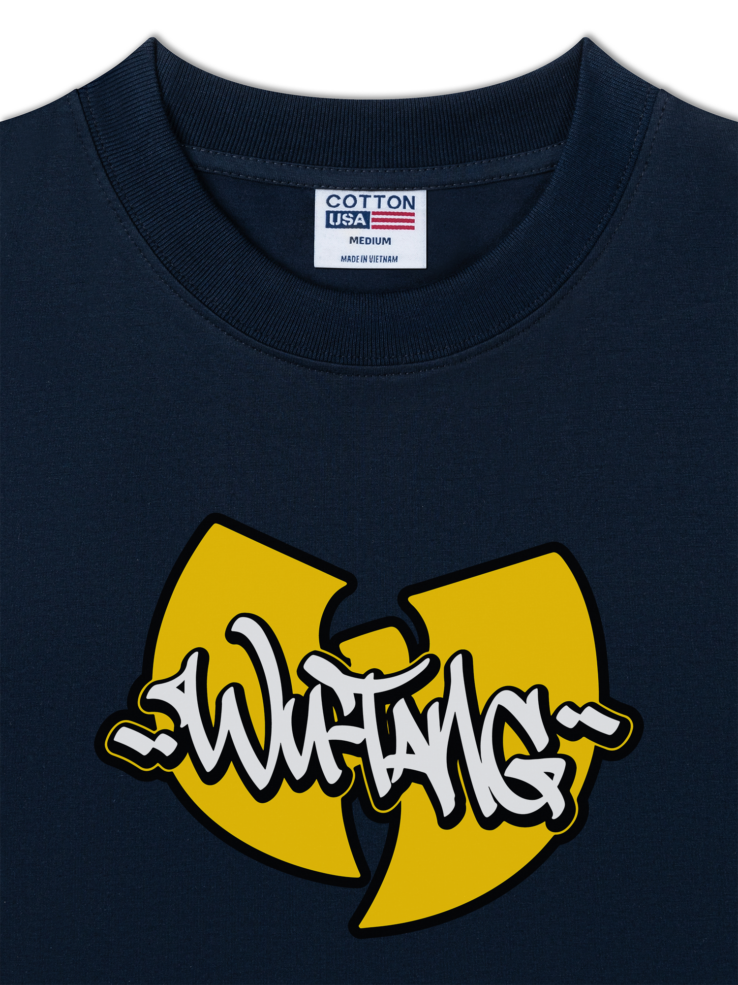 Áo Thun Relaxed Fit Rapper Wu-Tang Clan Logo