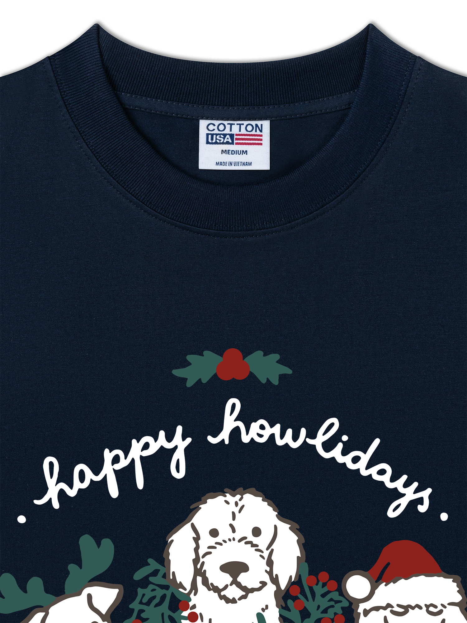 Áo Thun Relaxed Fit Happy Howlidays