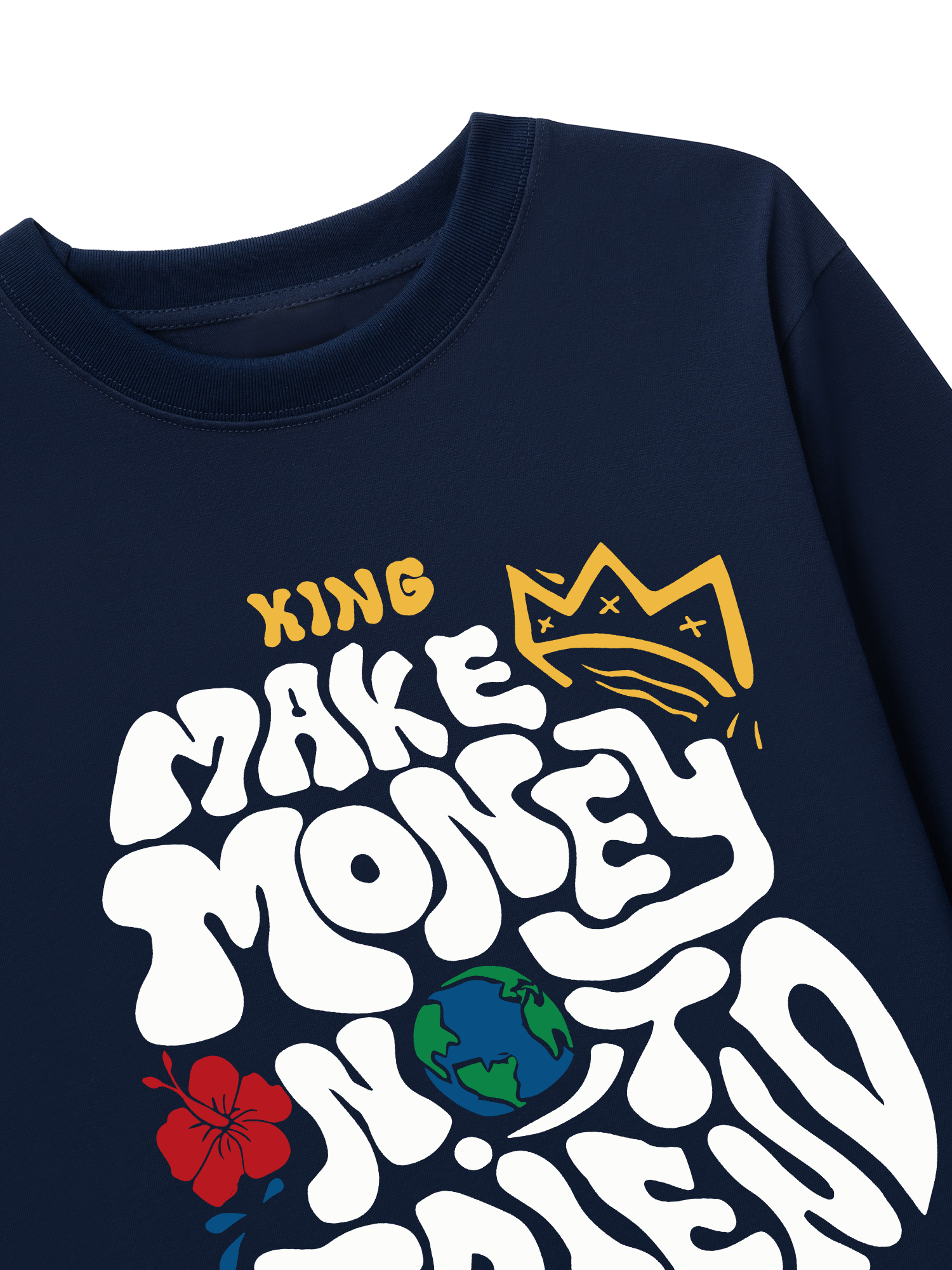 Áo Thun Dài Tay Money King Make Not Friend