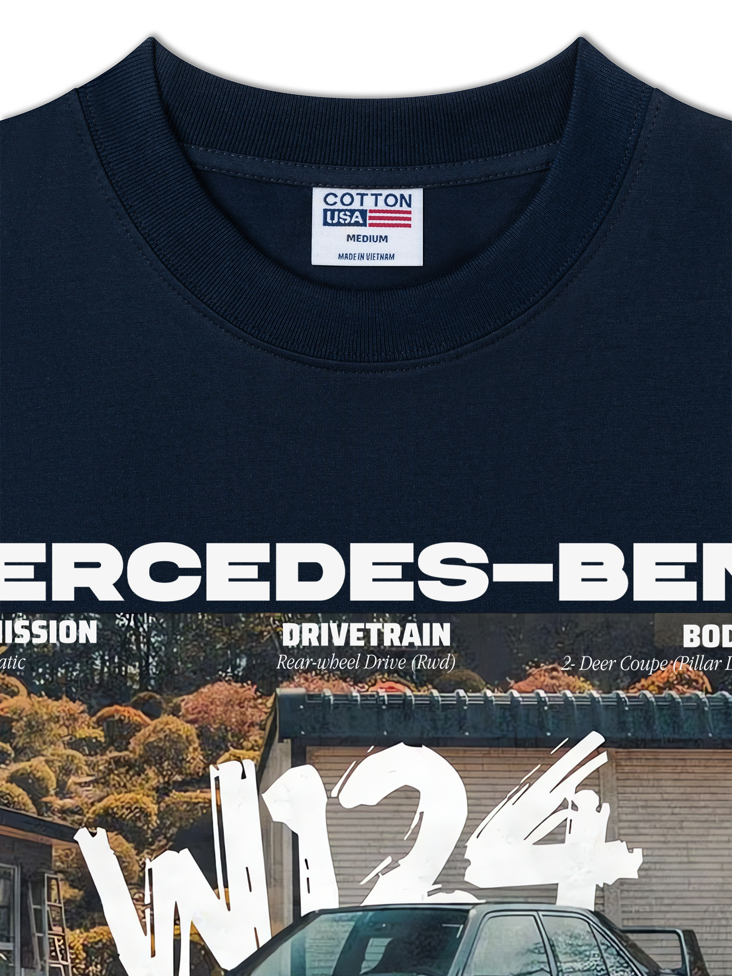 Áo Thun Relaxed Fit Mercedes W124 1993