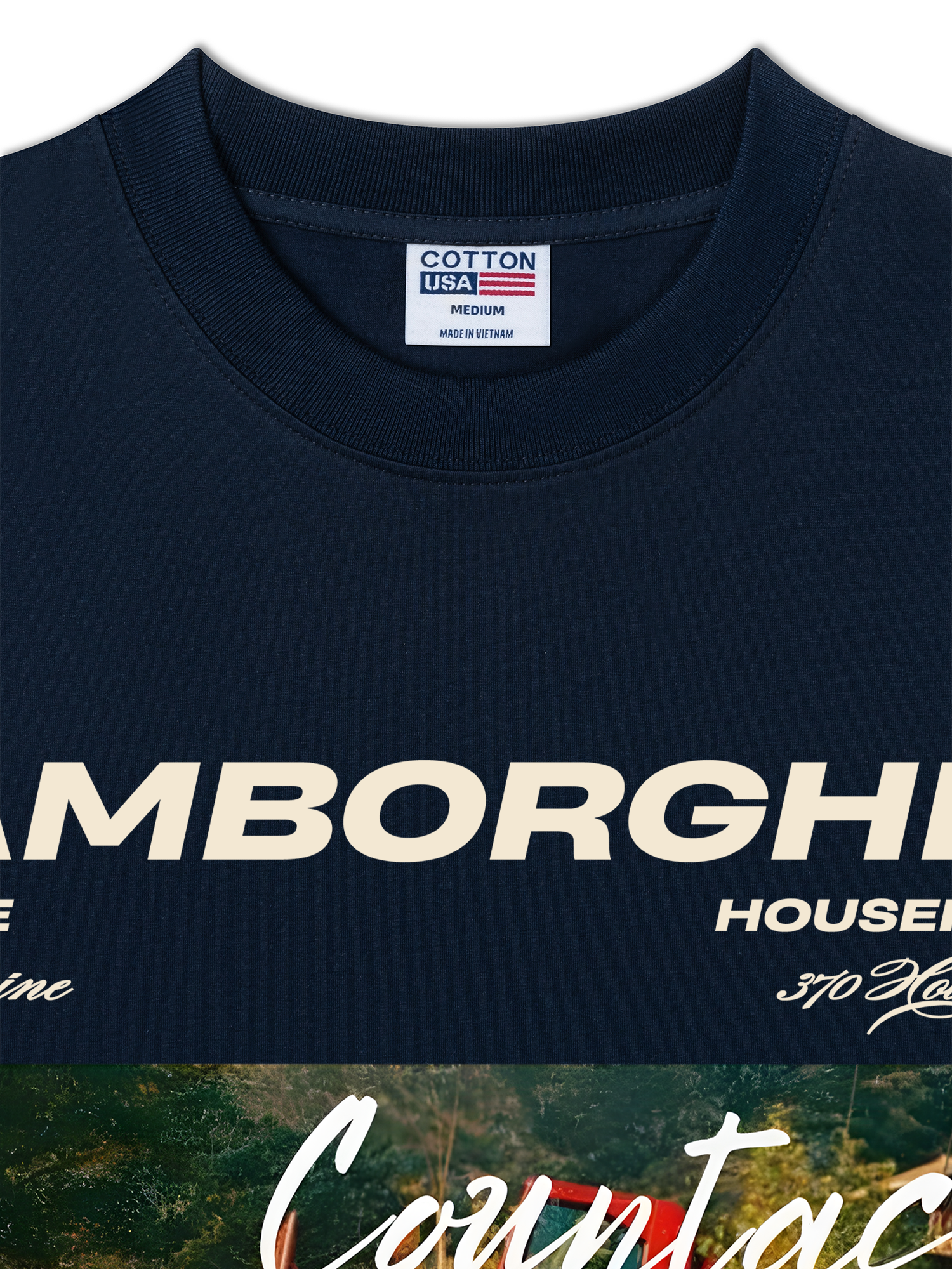 Áo Thun Relaxed Fit Lamborghini Red Countach