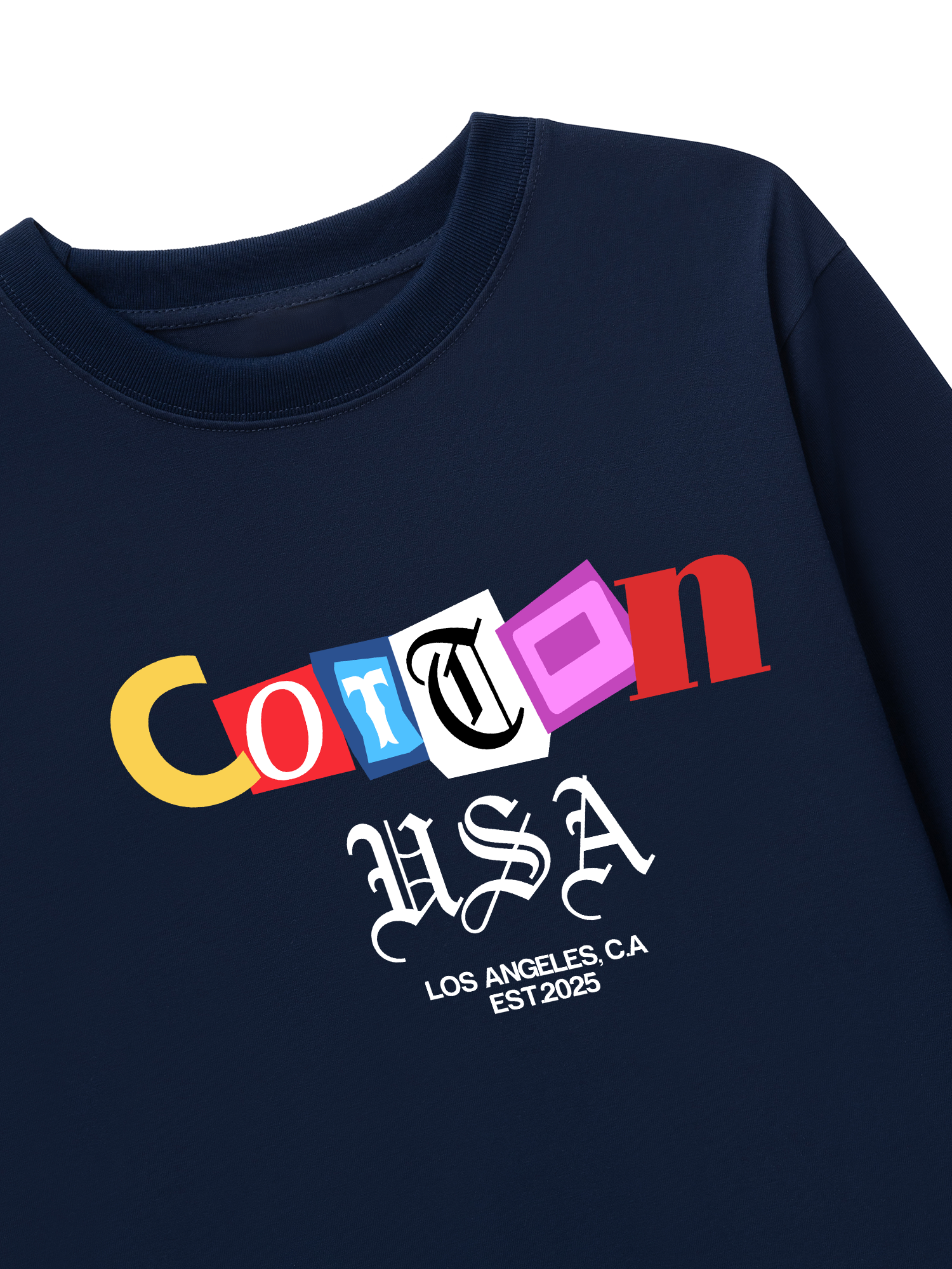 Áo Thun Dài Tay USA Paper Cut