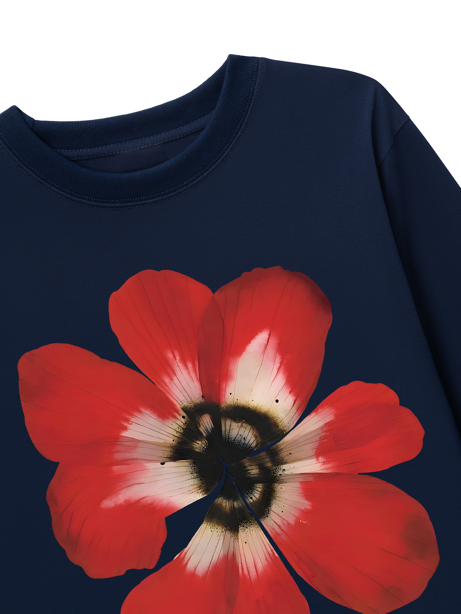 Áo Thun Dài Tay Floral Red Flower