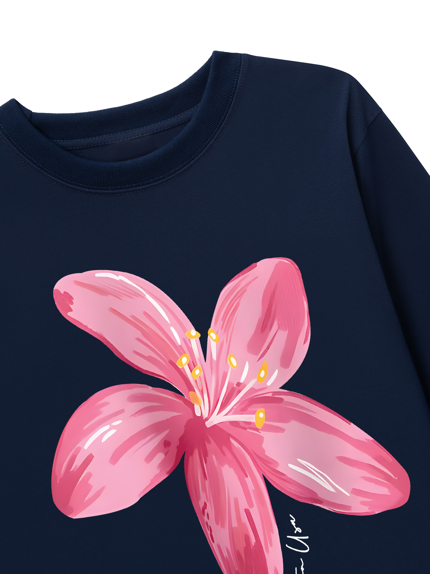 Áo Thun Dài Tay Floral Pink Flower