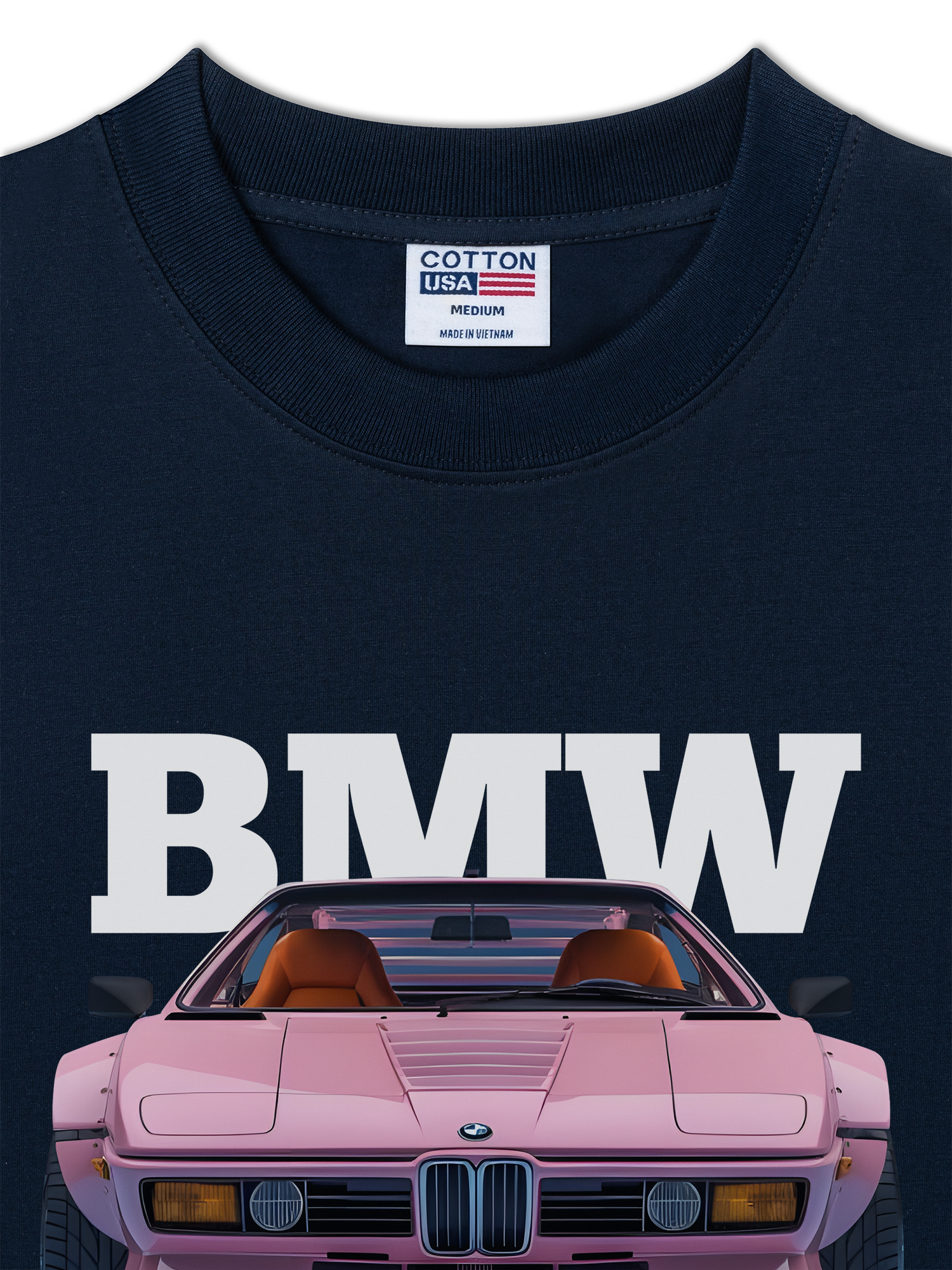 Áo Thun Relaxed Fit BMW M1 Pink