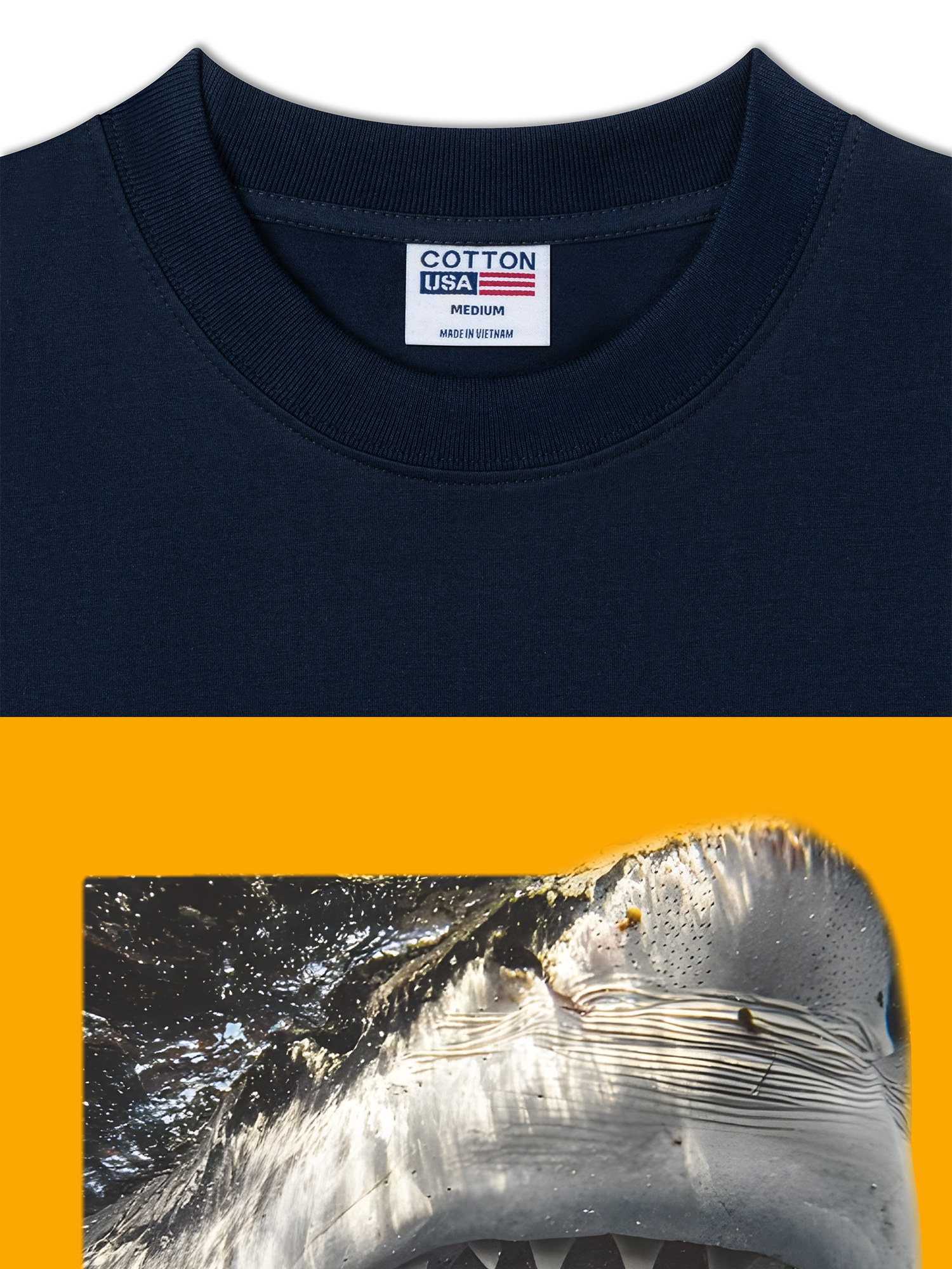 Áo Thun Relaxed Fit Wild Life Deadly Deep Sea