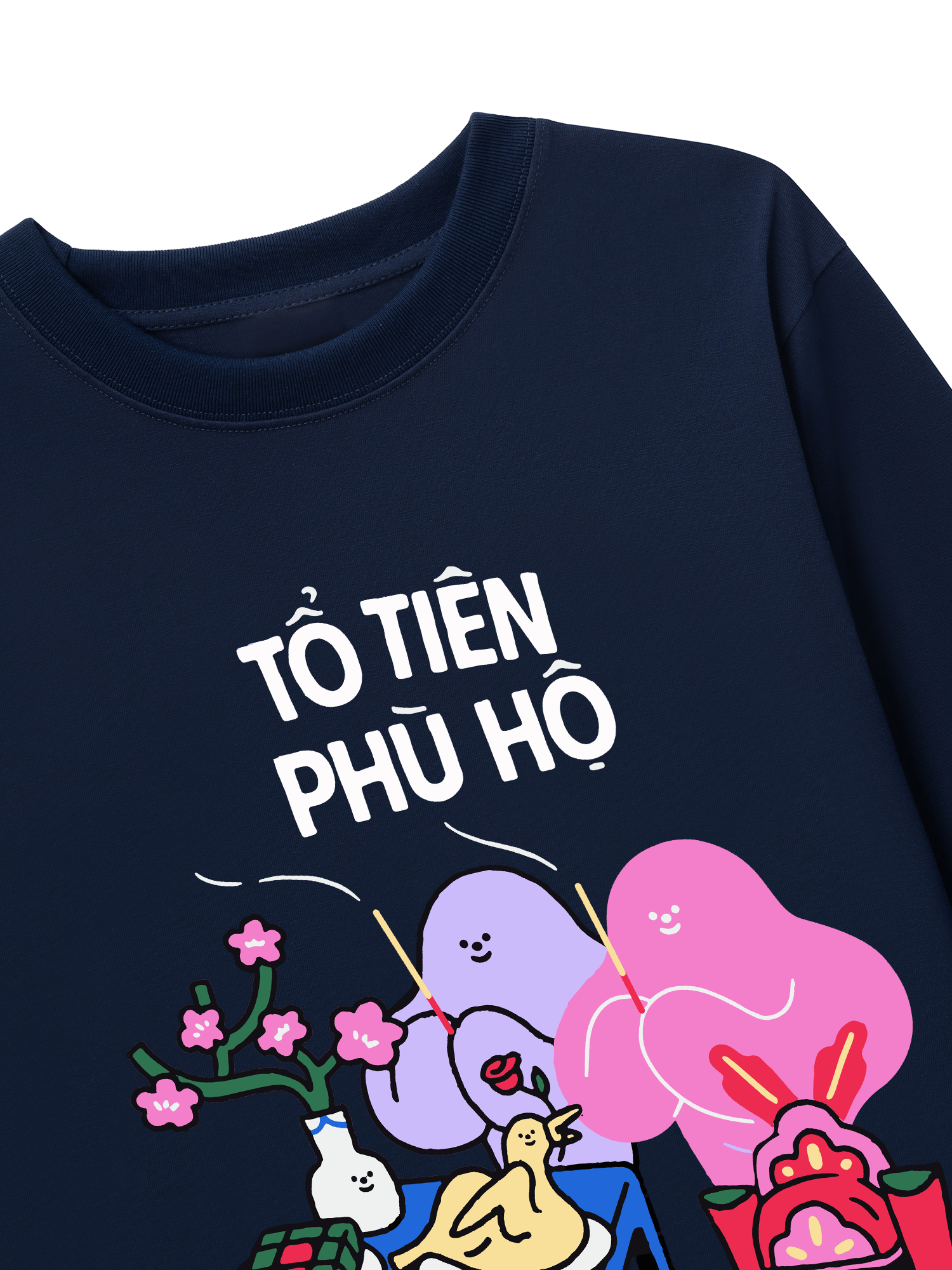 Áo Thun Dài Tay Tổ Tiên Phù Hộ