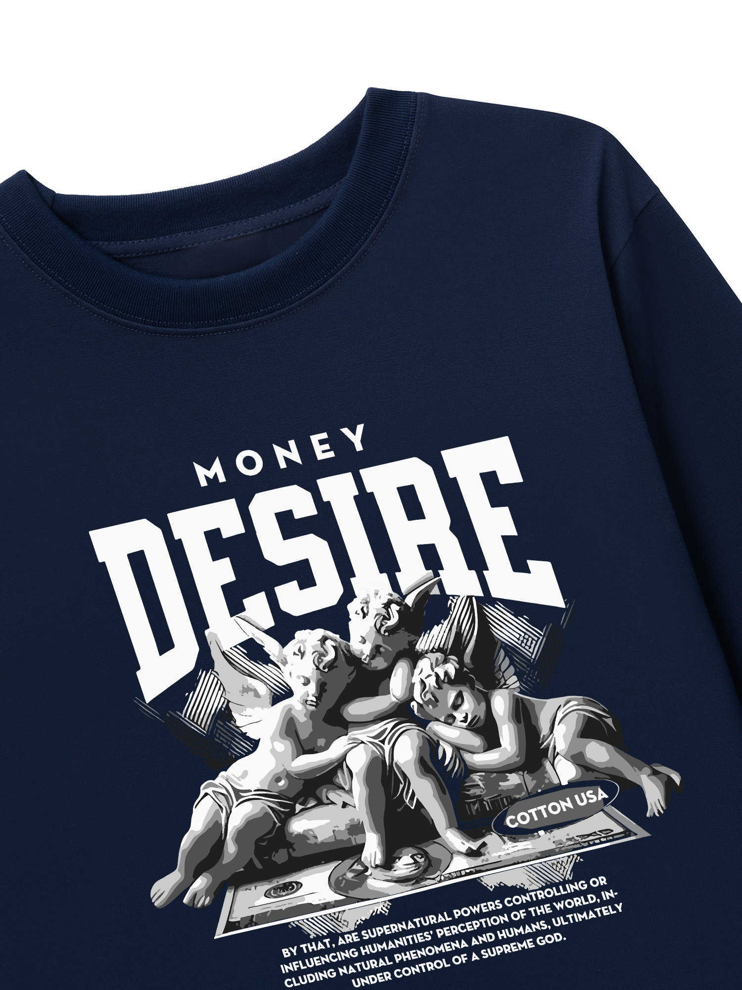 Áo Thun Dài Tay Money Desire Angel