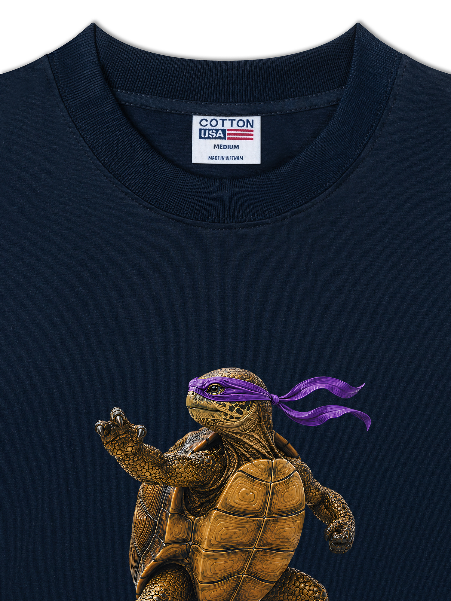 Áo Thun Relaxed Fit Purple Turtle