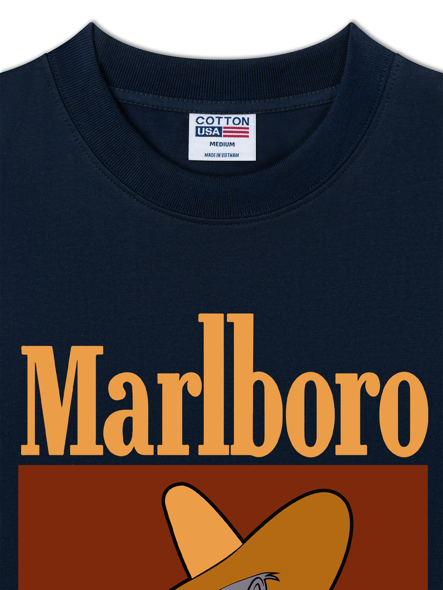 Áo Thun Relaxed Fit Marlboro Bug Bunny Cowboy