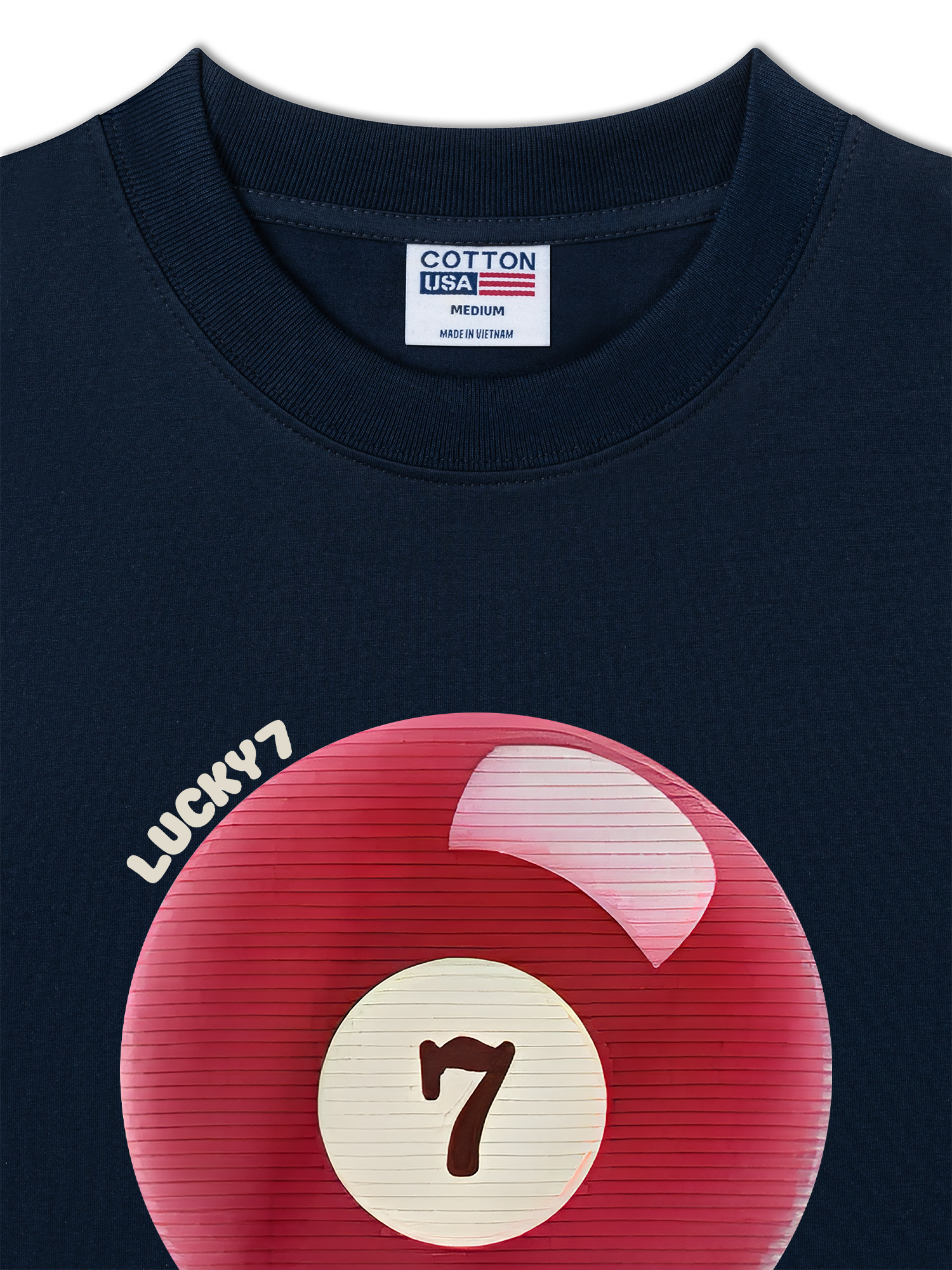 Áo Thun Relaxed Fit Billiards Lucky Seven