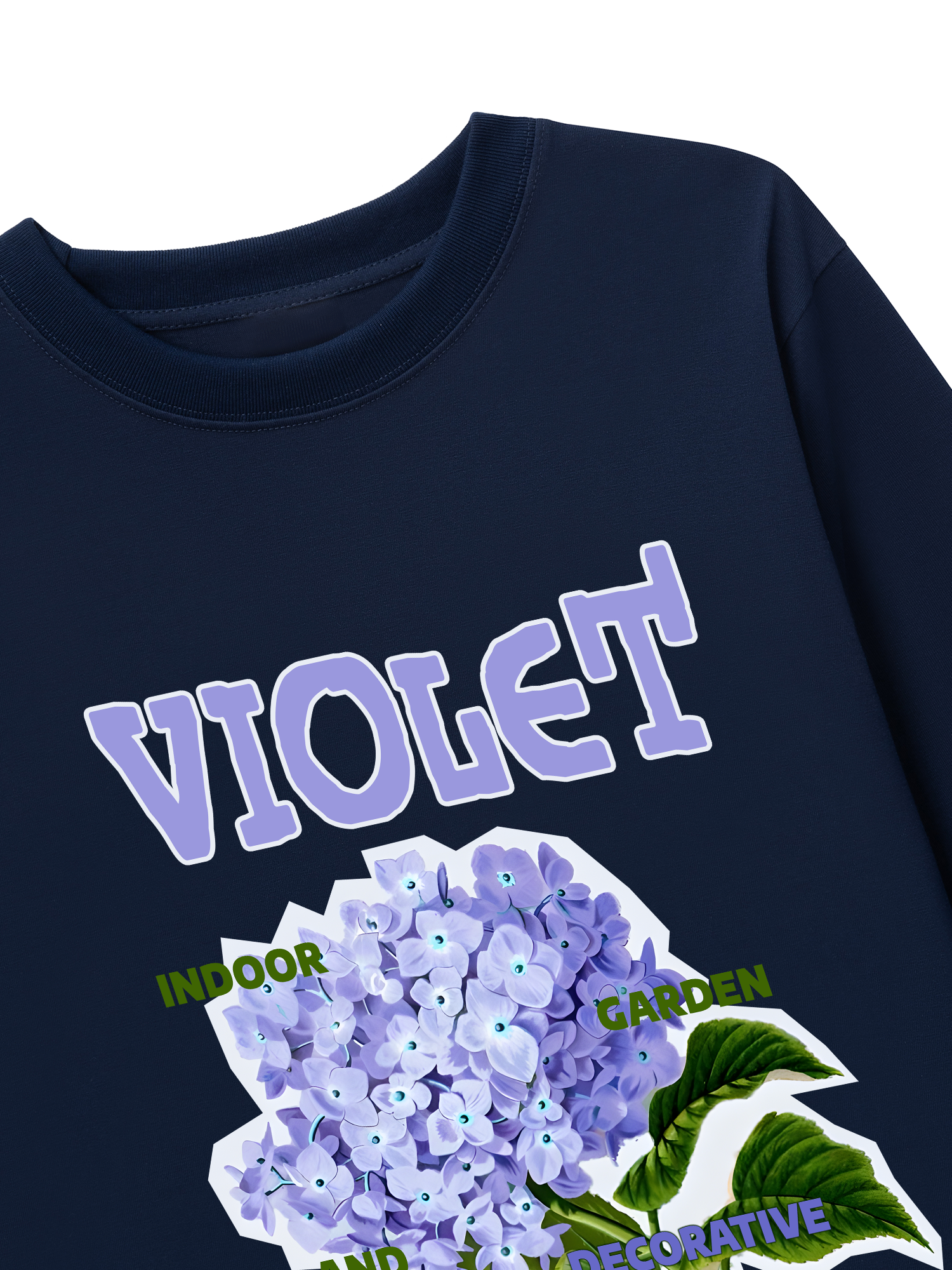 Áo Thun Dài Tay Floral Indoor Violet