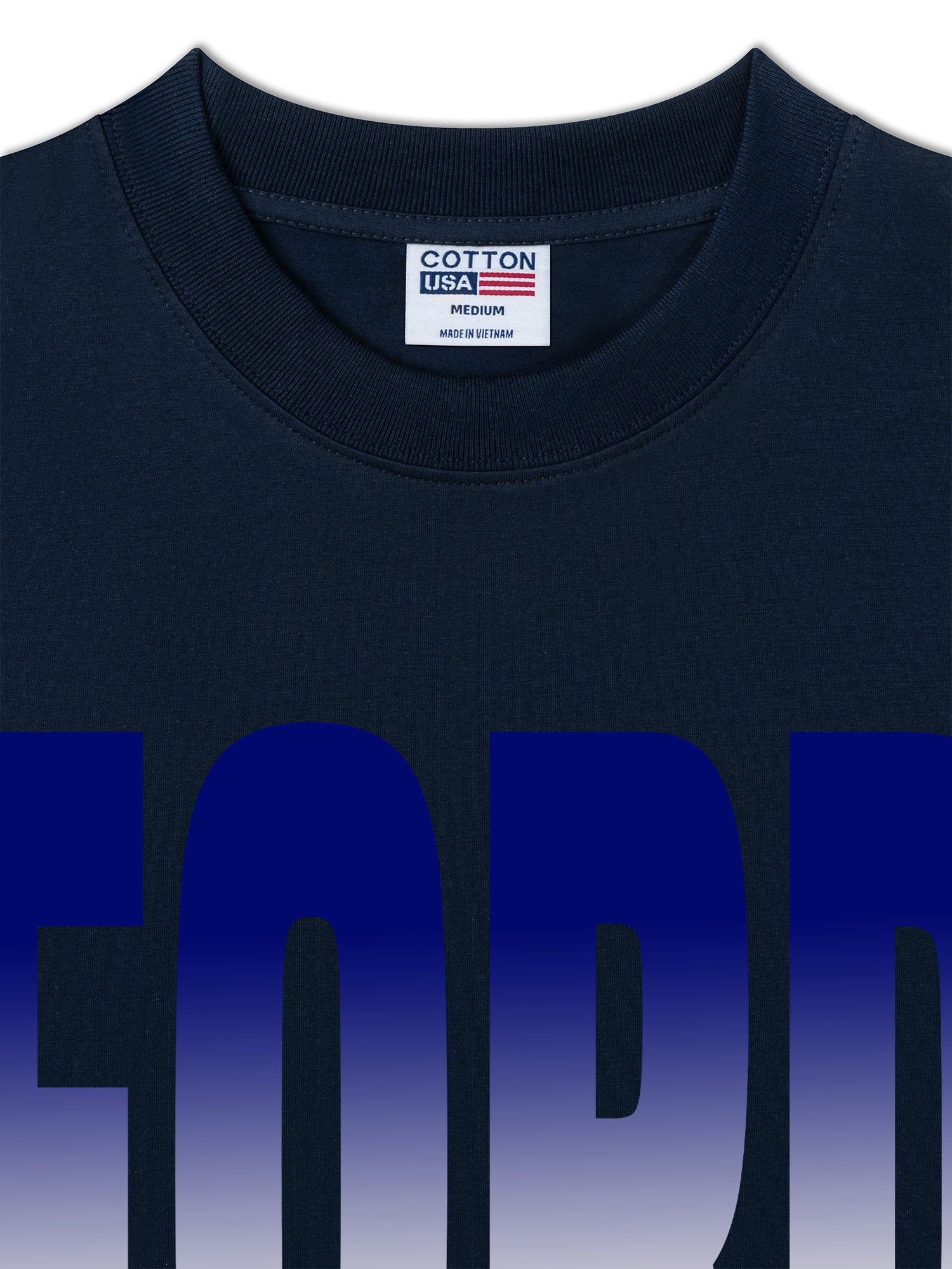 Áo Thun Relaxed Fit Ford GT 350 White Blue