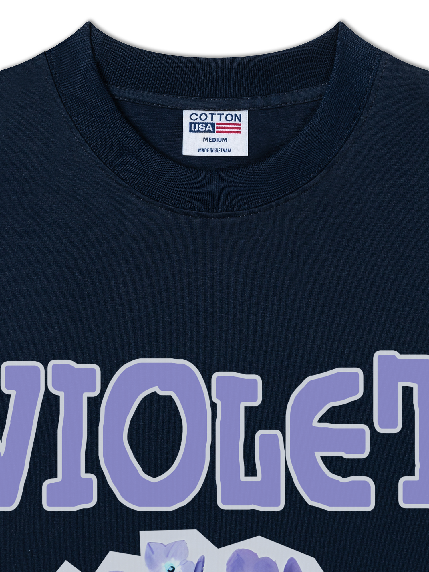 Áo Thun Relaxed Fit Floral Indoor Violet