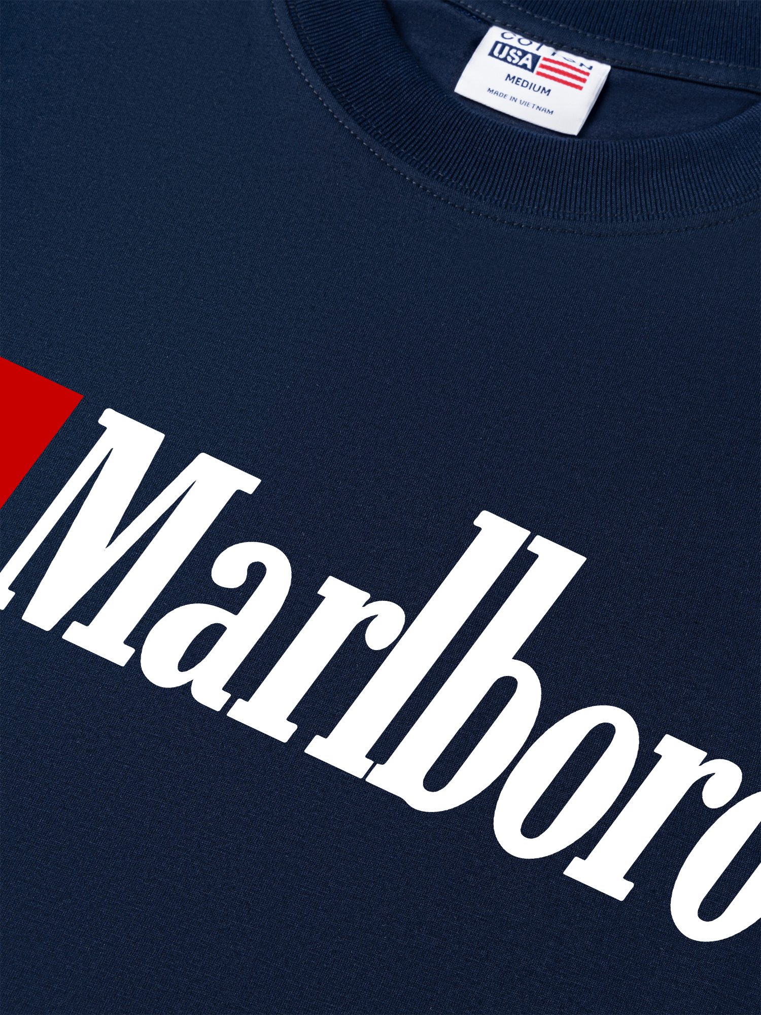 Áo Thun Relaxed Fit Marlboro Typo Logo