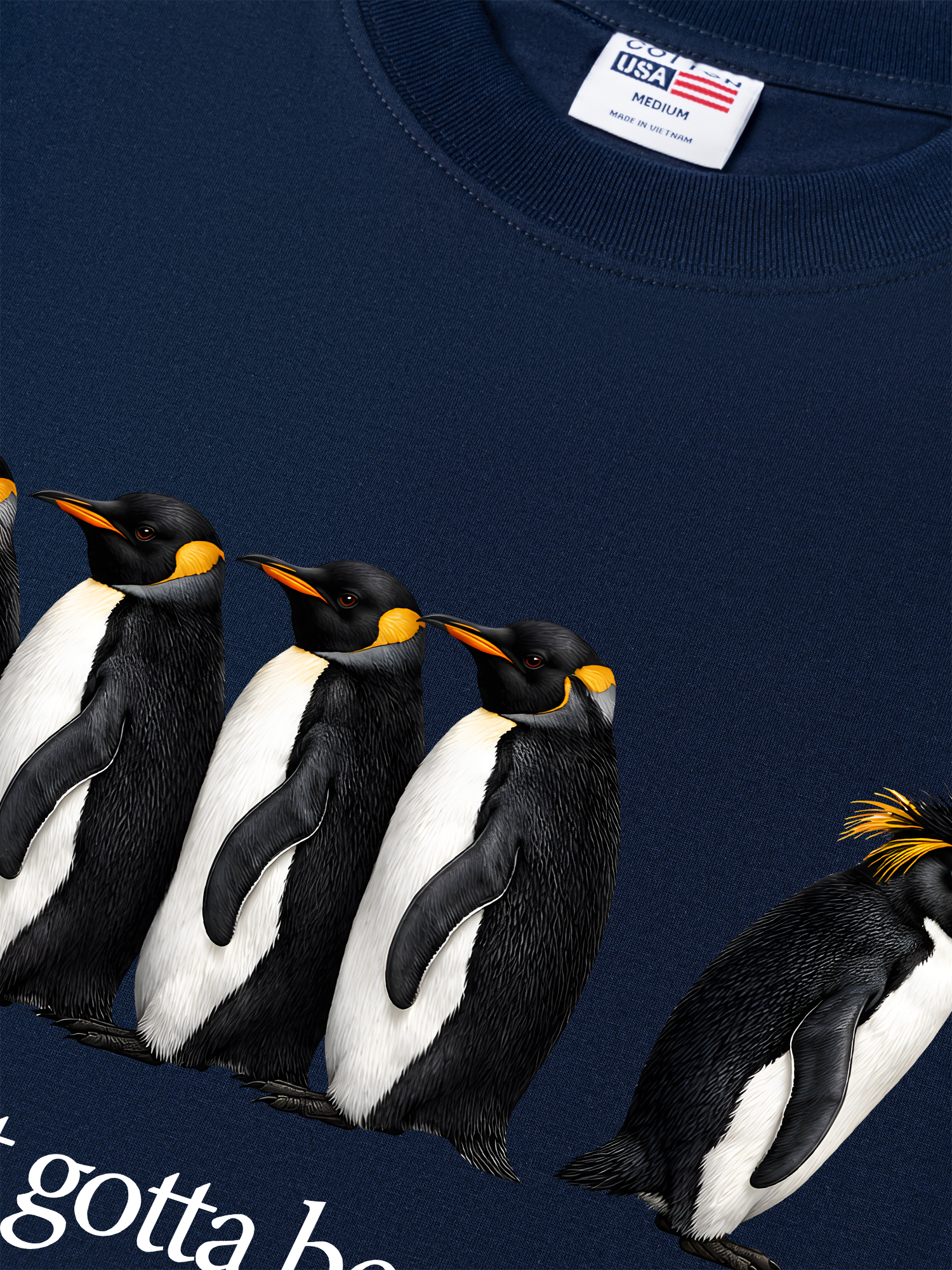 Áo Thun Relaxed Fit I Just Gotta Be Me Penguin
