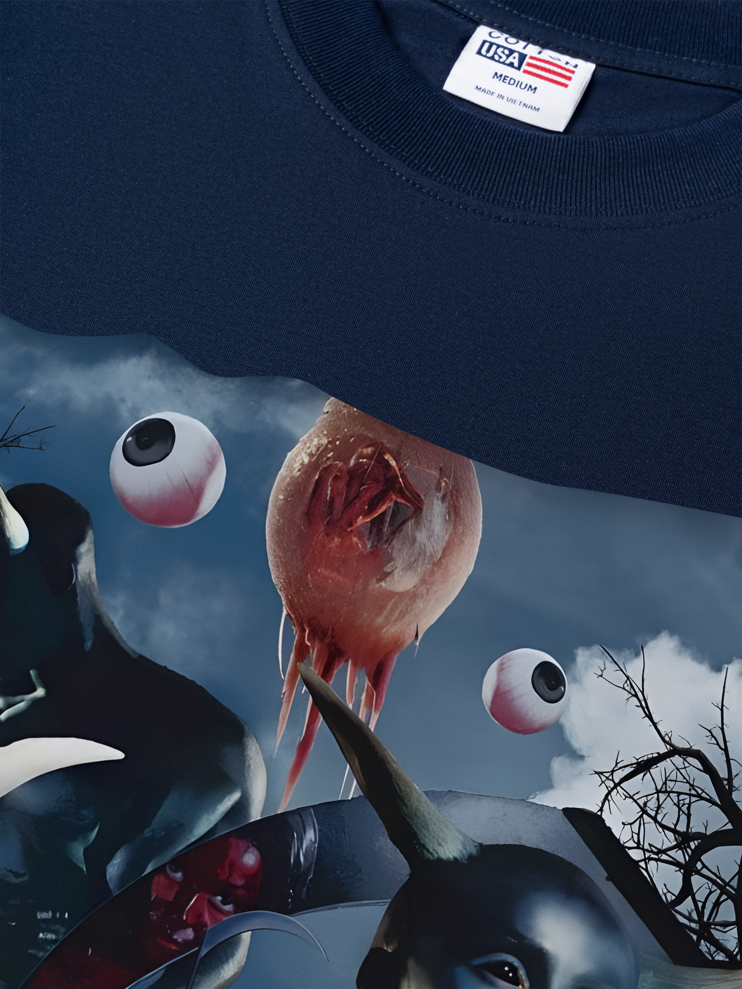 Áo Thun Relaxed Fit Rapper Doja Cat Red Town